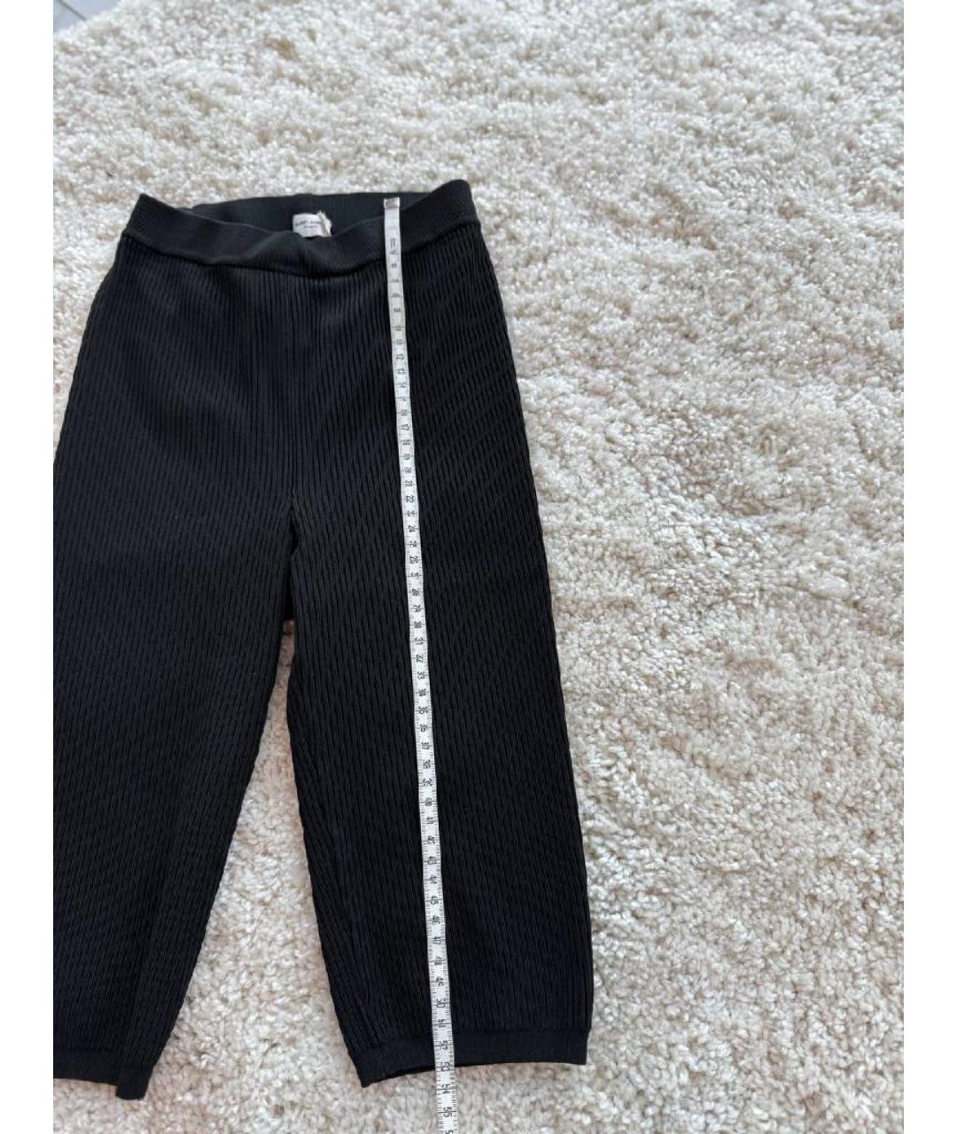 SAINT LAURENT Черные леггинсы и велосипедки, фото 8