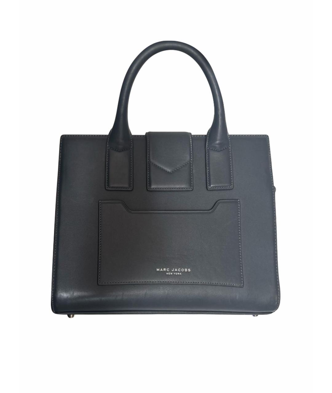 MARC BY MARC JACOBS Серая кожаная сумка тоут, фото 1
