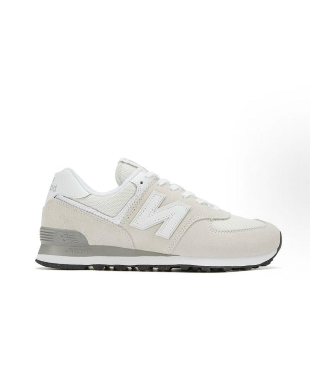 NEW BALANCE Серые замшевые низкие кроссовки / кеды, фото 9
