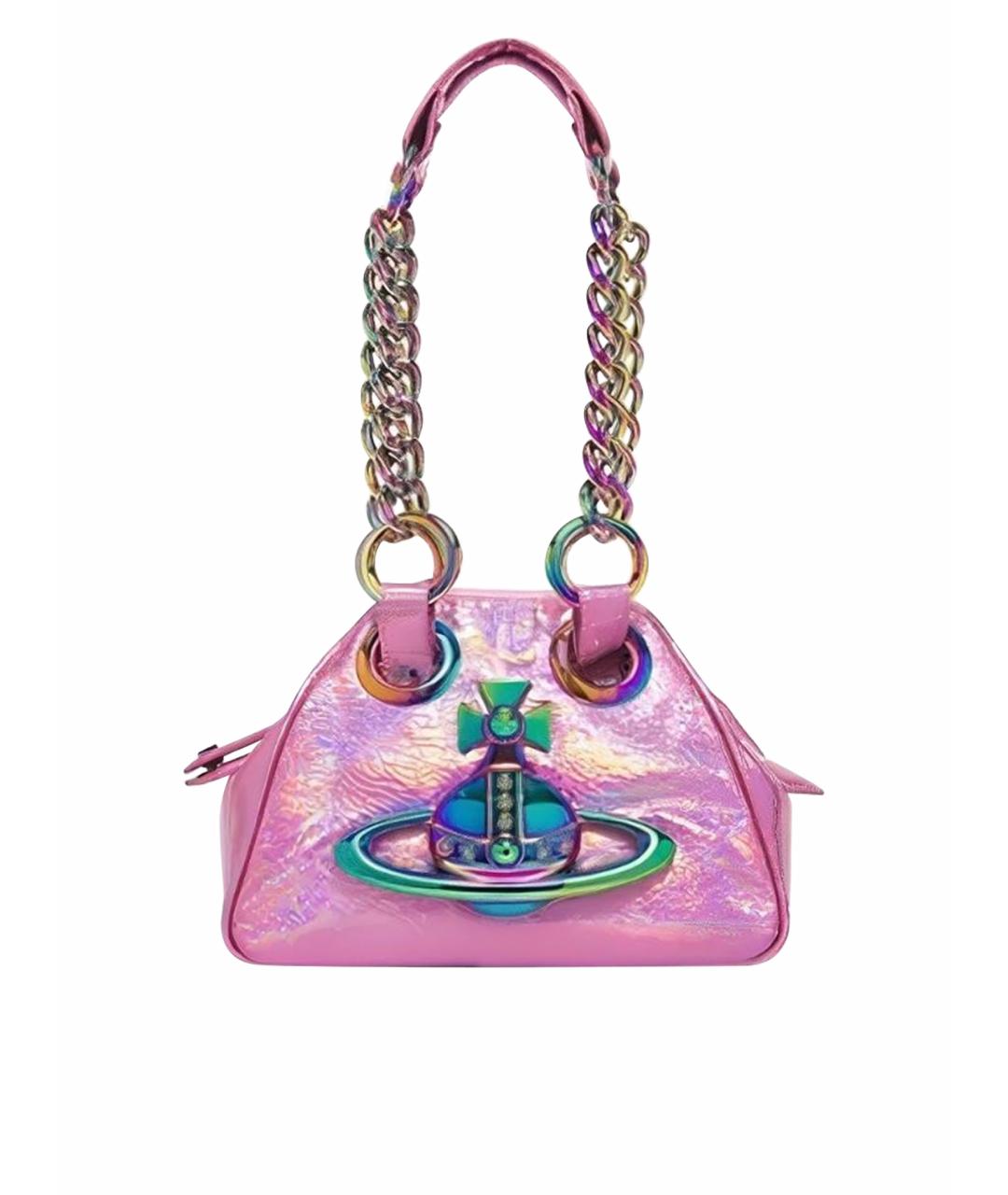 VIVIENNE WESTWOOD Мульти кожаная сумка с короткими ручками, фото 1
