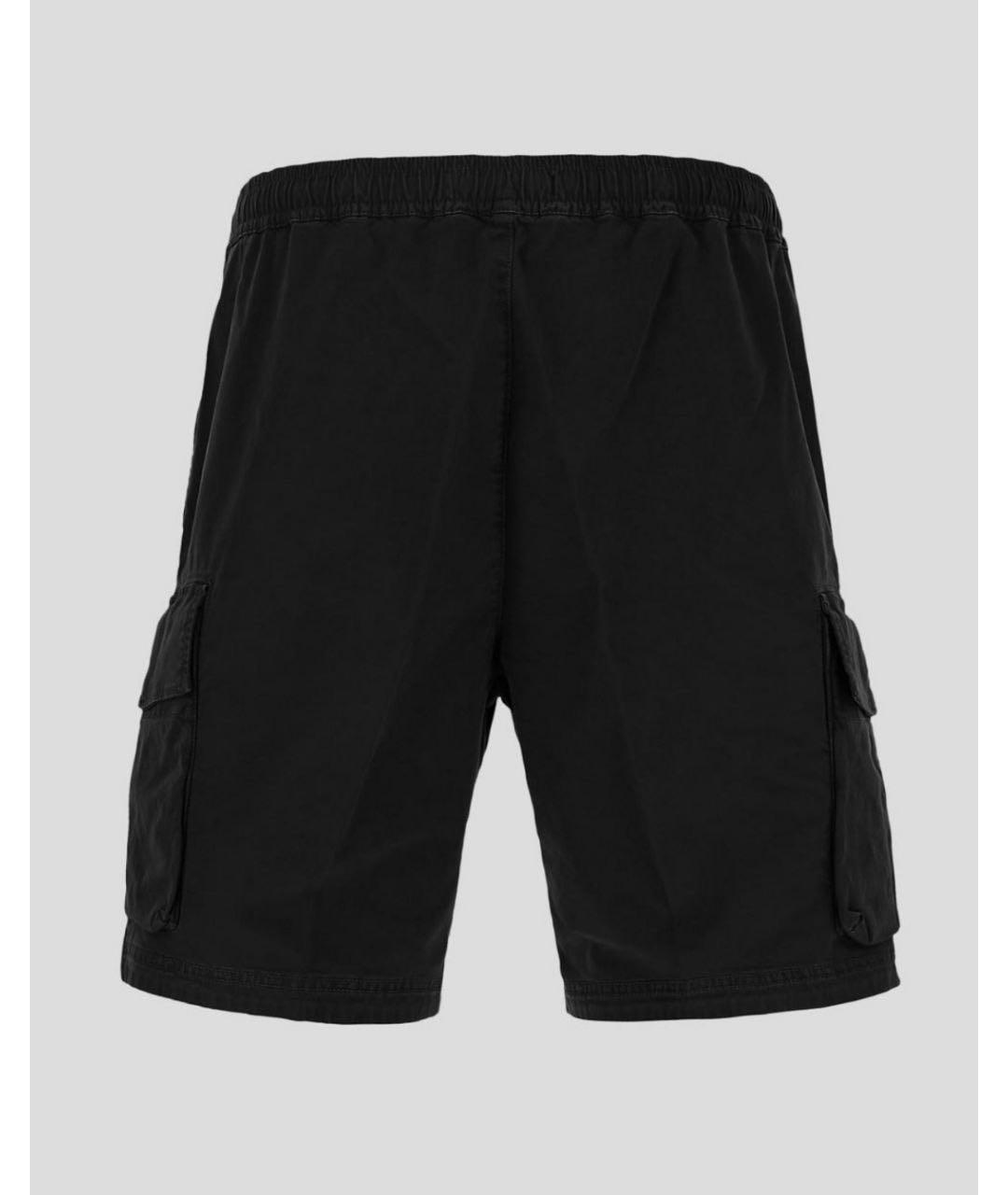 STONE ISLAND Черные шорты, фото 2