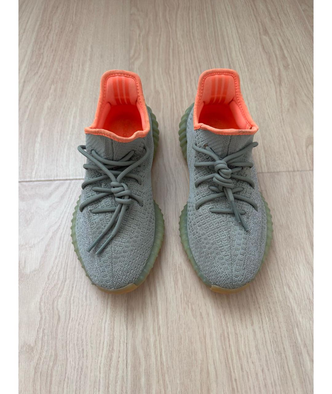 ADIDAS YEEZY Серые текстильные кроссовки, фото 2