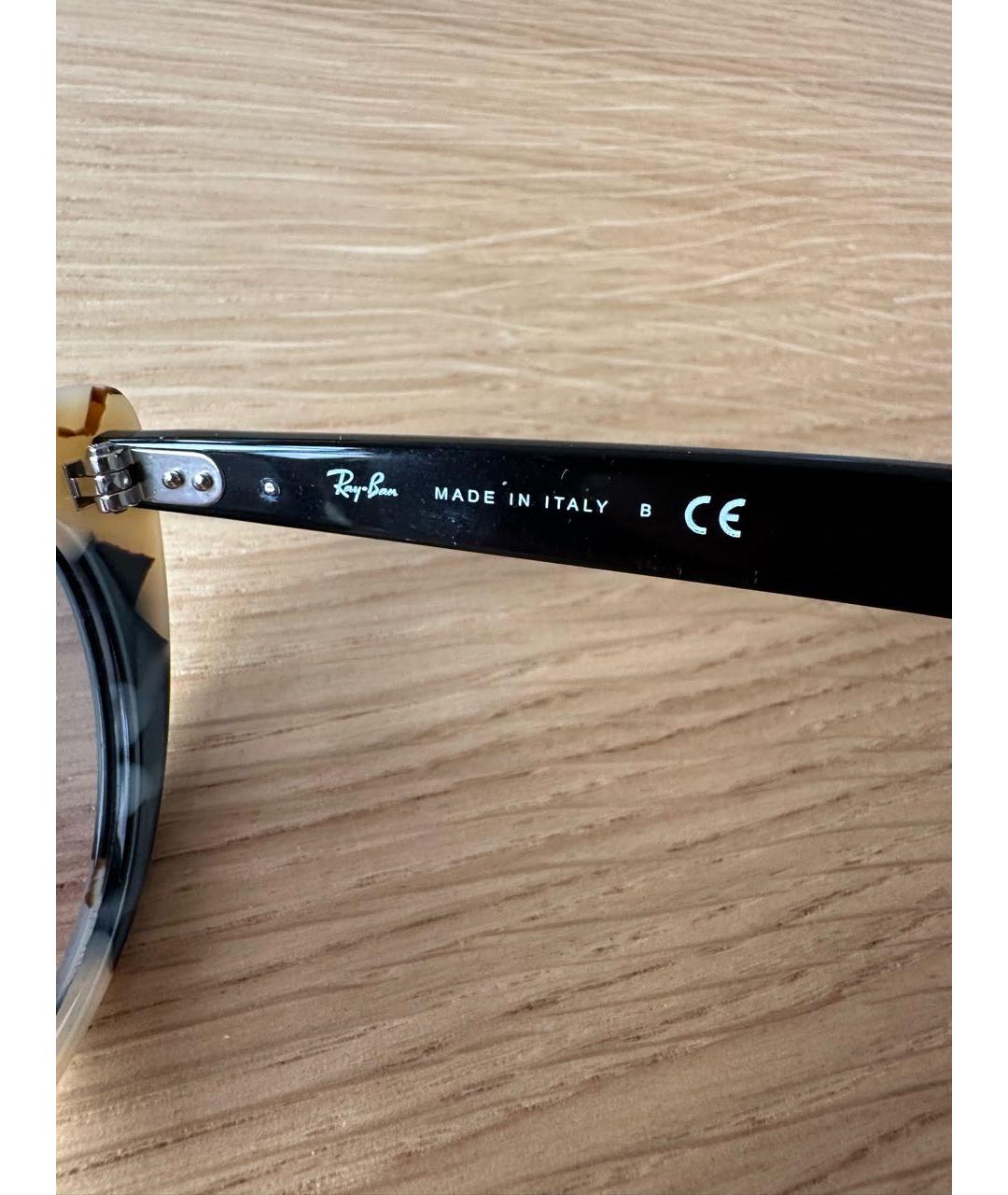 RAY BAN Мульти пластиковые солнцезащитные очки, фото 3