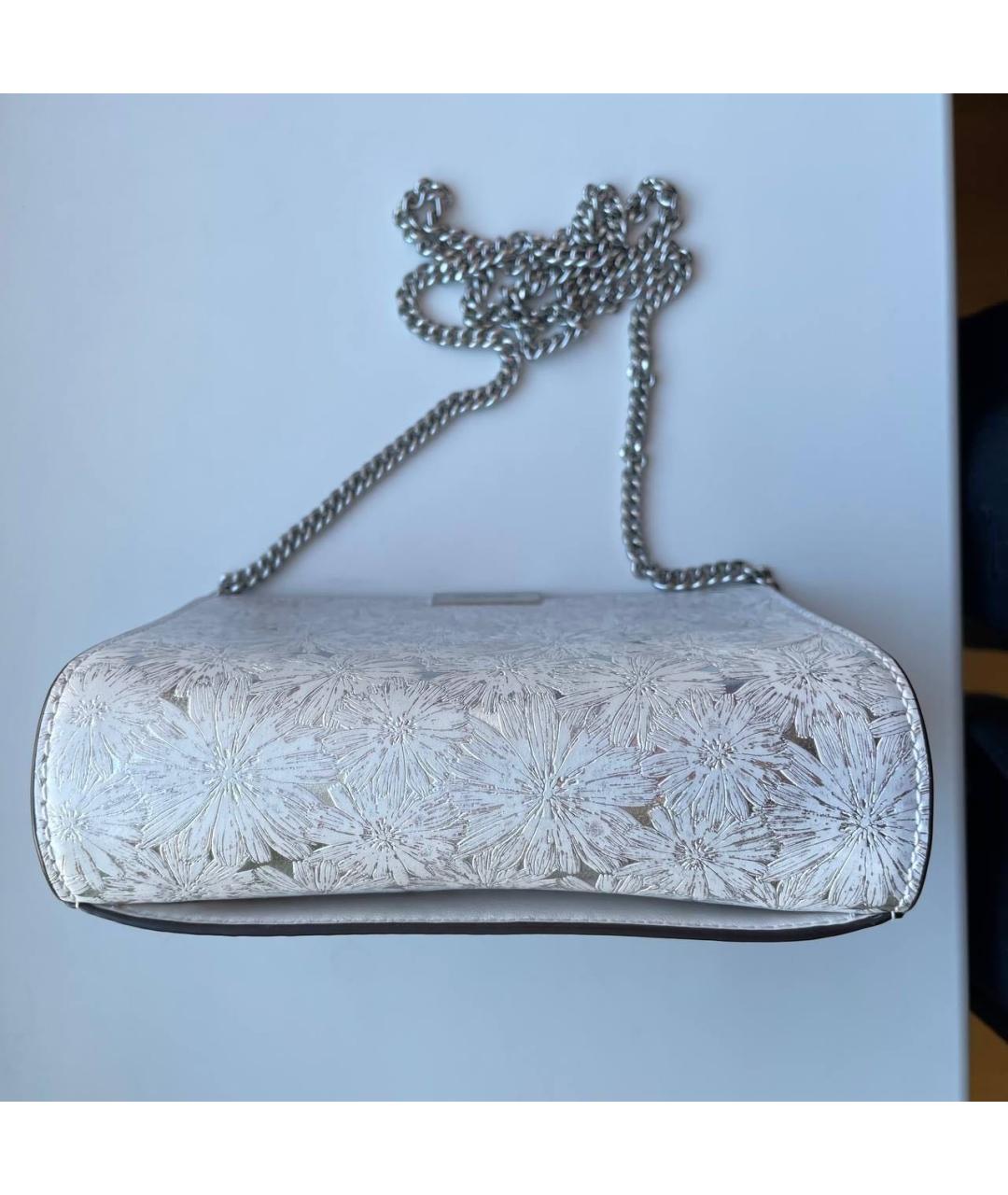 MICHAEL KORS Белая кожаная сумка через плечо, фото 2