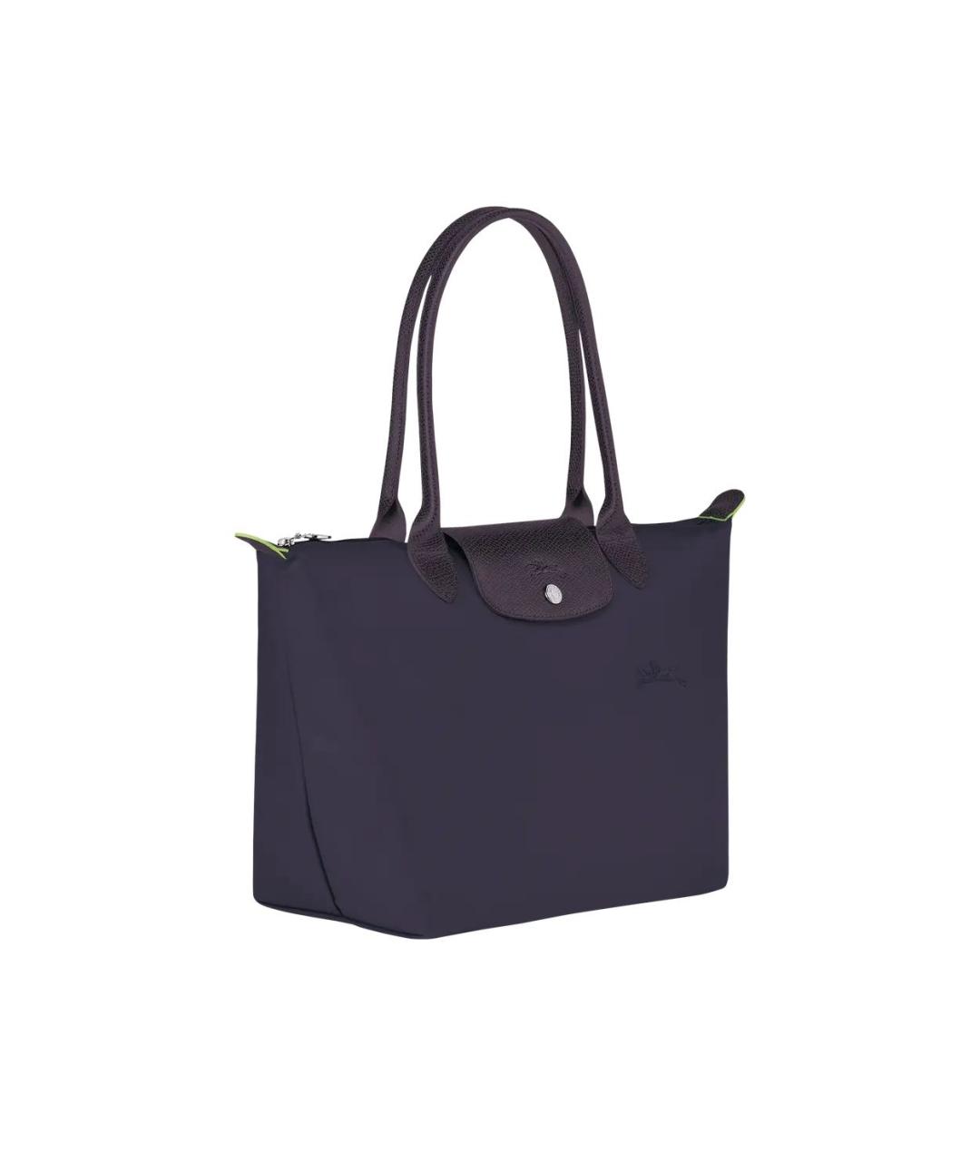 LONGCHAMP Темно-синяя тканевая сумка тоут, фото 2