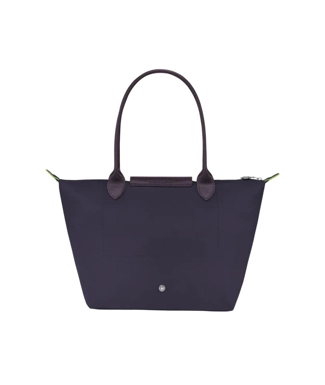 LONGCHAMP Темно-синяя тканевая сумка тоут, фото 3