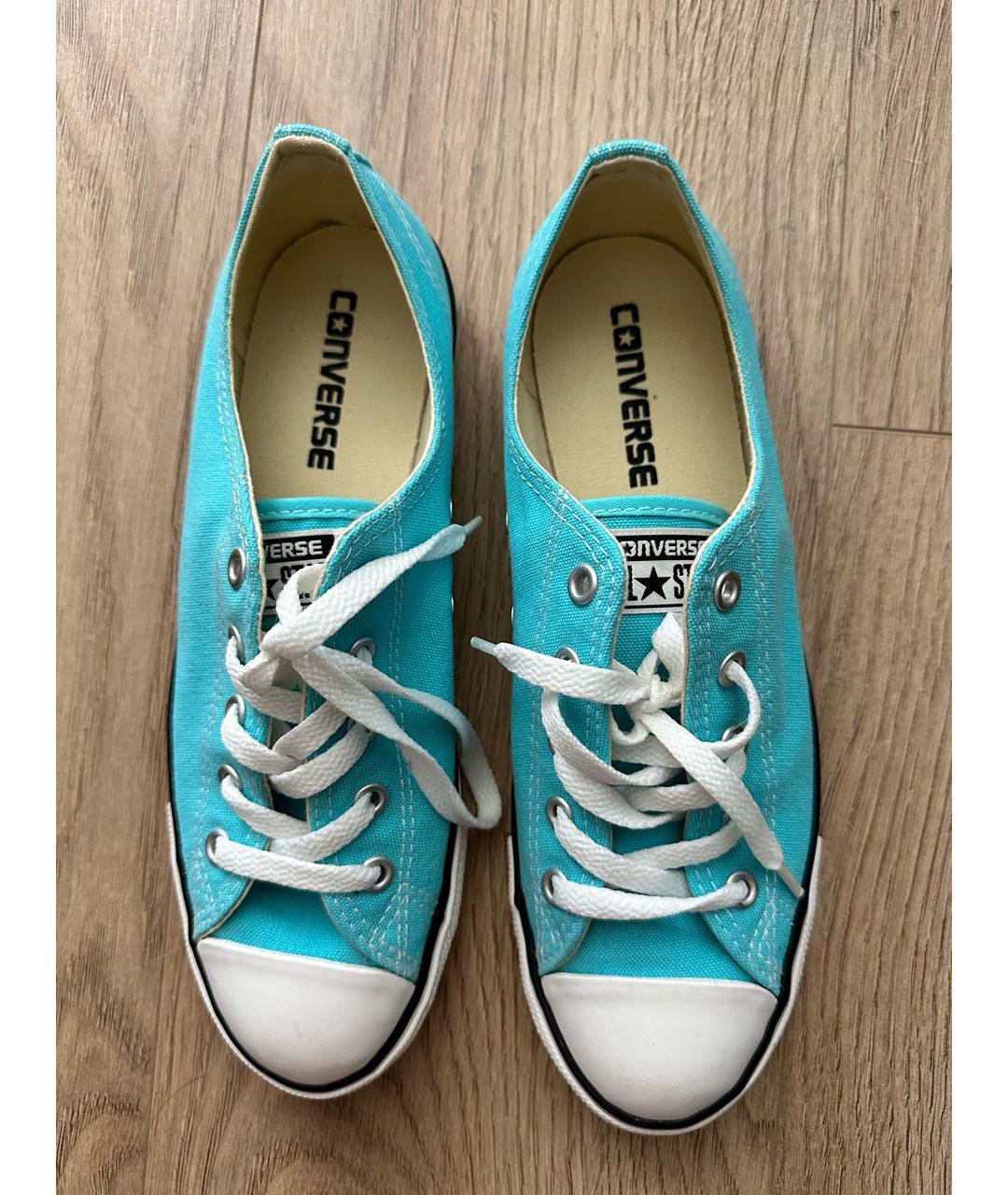 CONVERSE Бирюзовые текстильные кеды, фото 2