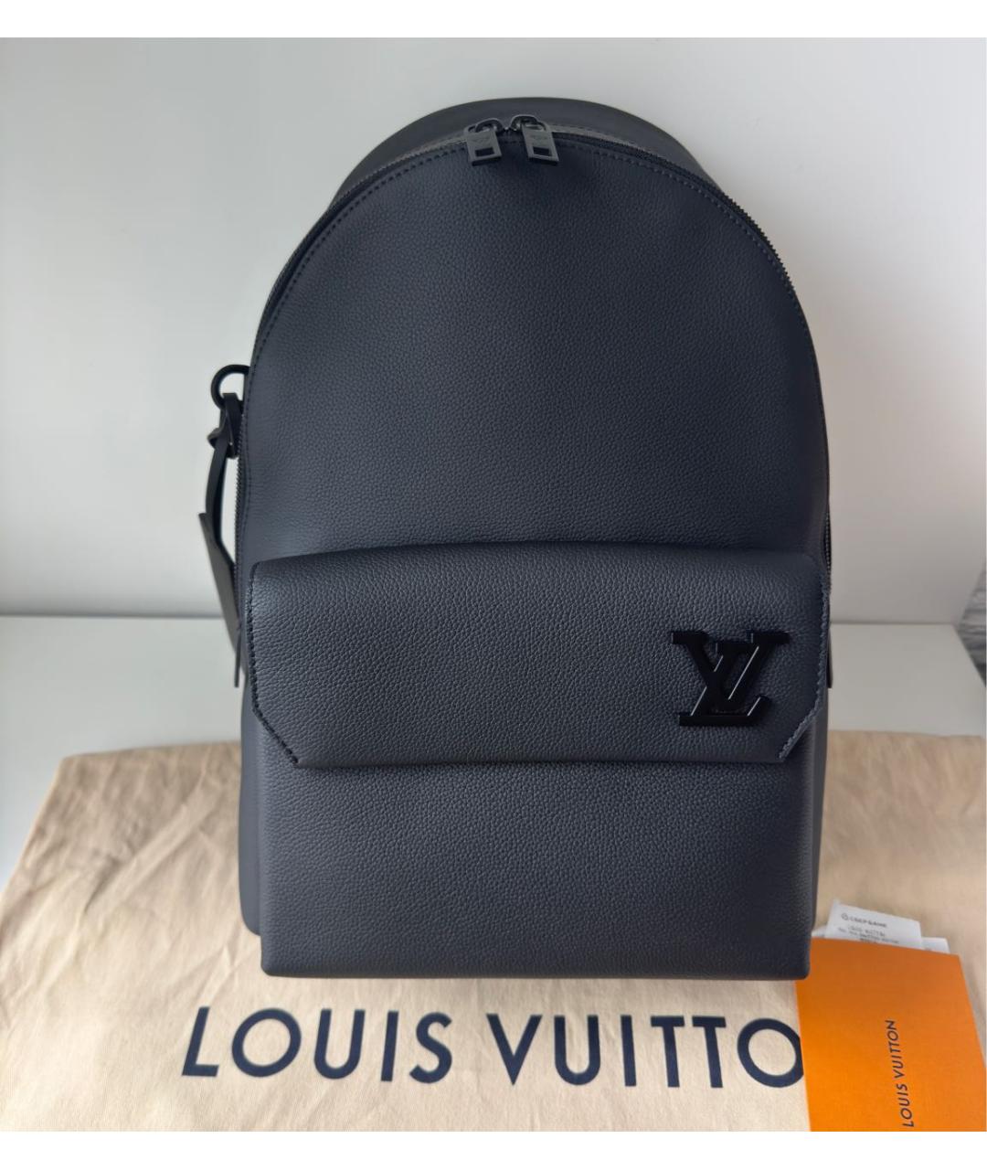 LOUIS VUITTON Черный рюкзак, фото 9