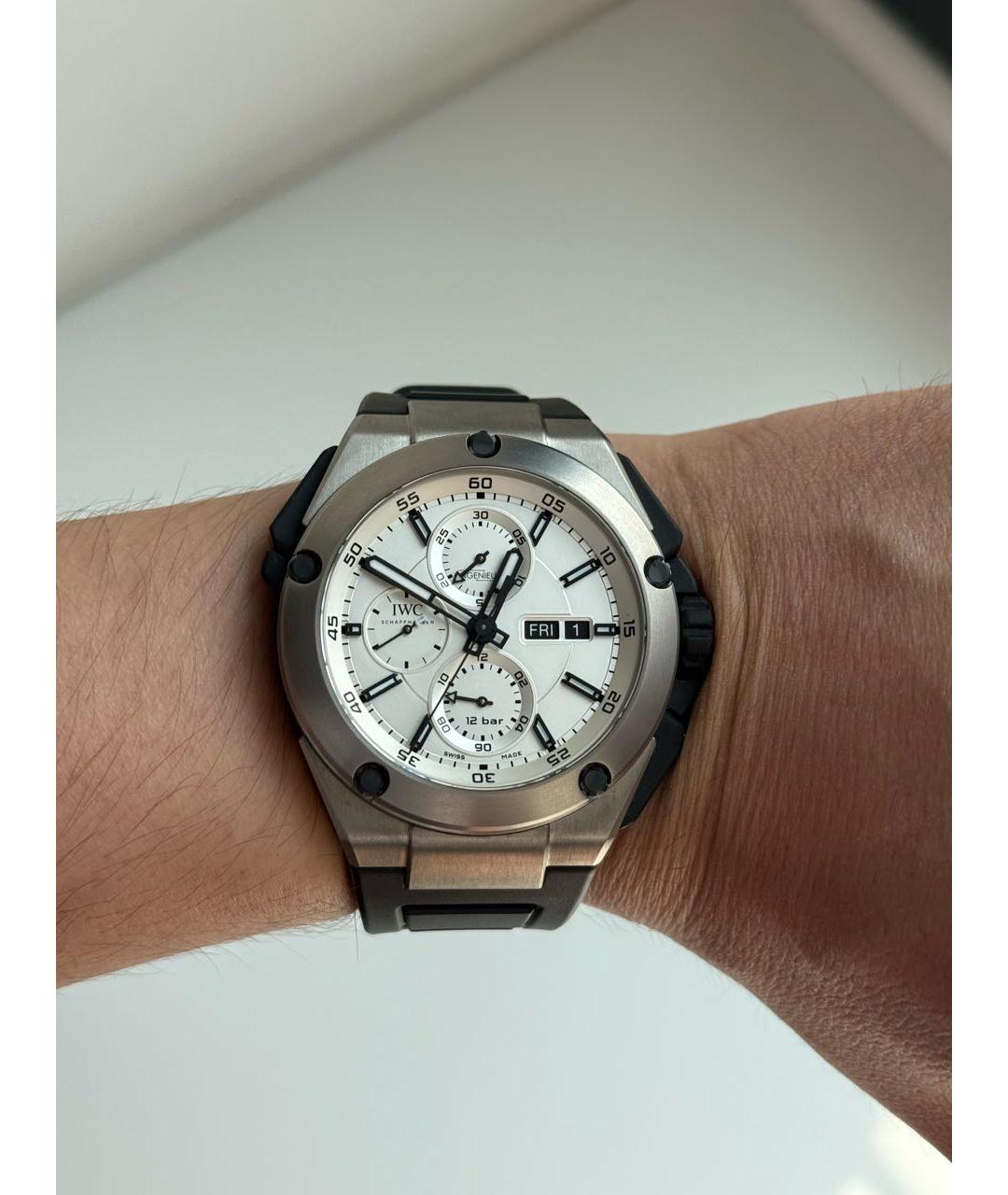IWC Серые титановые часы, фото 2