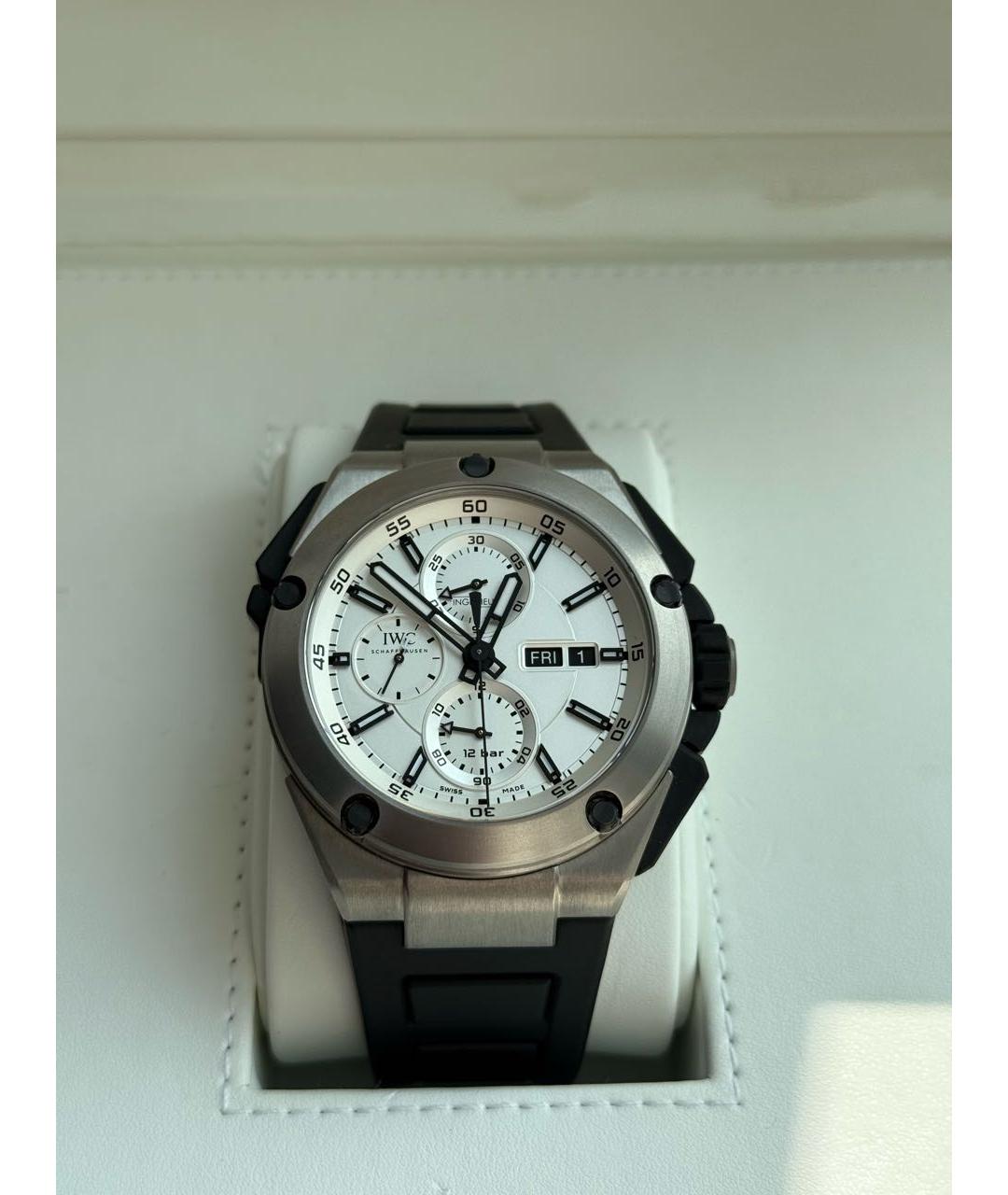 IWC Серые титановые часы, фото 4