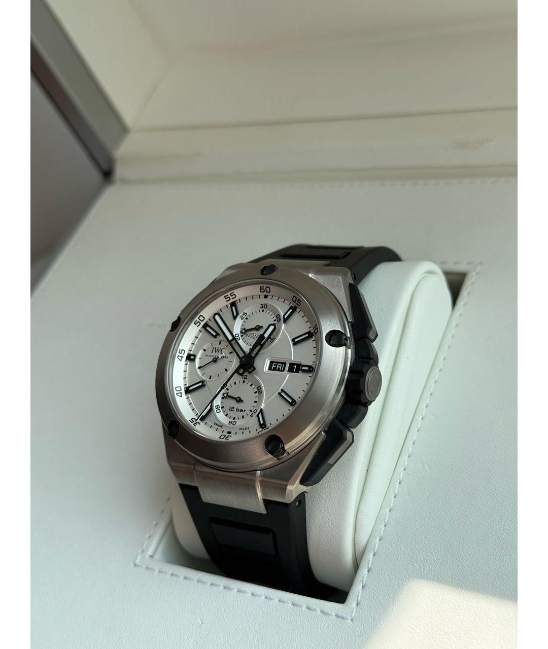 IWC Серые титановые часы, фото 3