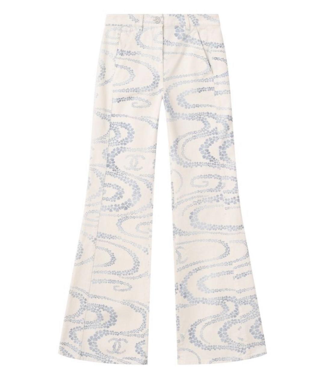 CHANEL Мульти джинсы клеш, фото 5