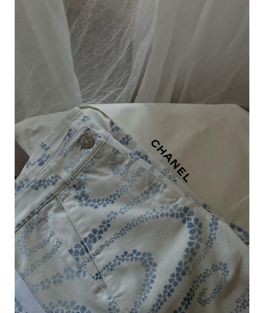 CHANEL Мульти джинсы клеш, фото 3
