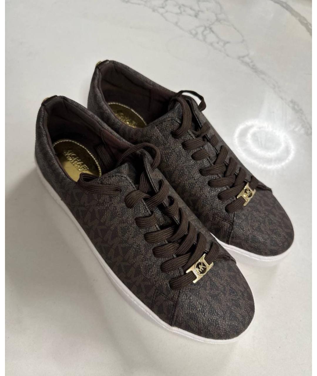 MICHAEL KORS Коричневые кеды, фото 2