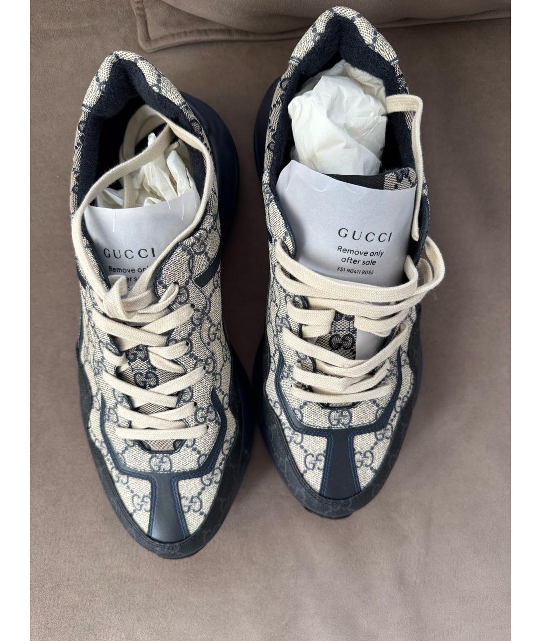 GUCCI Мульти низкие кроссовки / кеды, фото 8