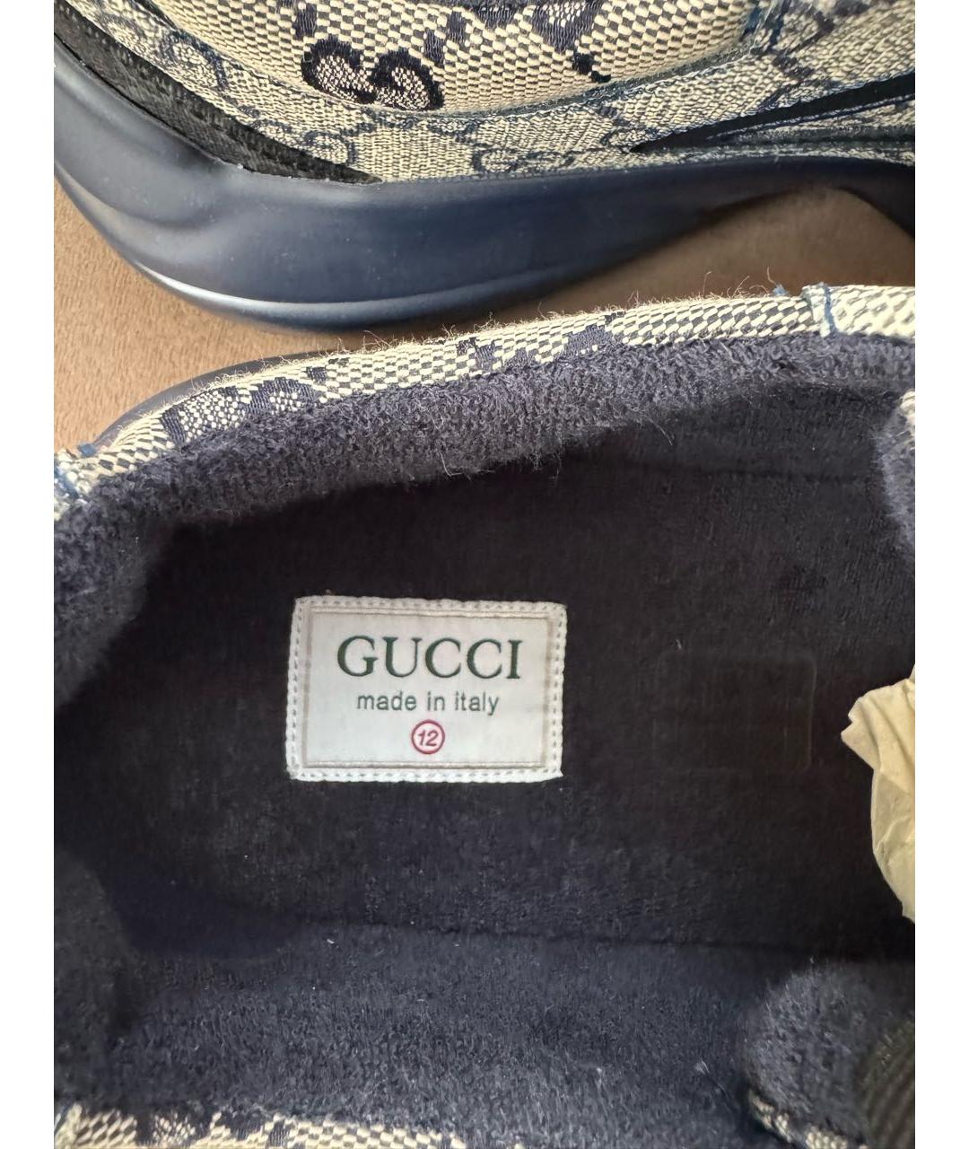 GUCCI Мульти низкие кроссовки / кеды, фото 5