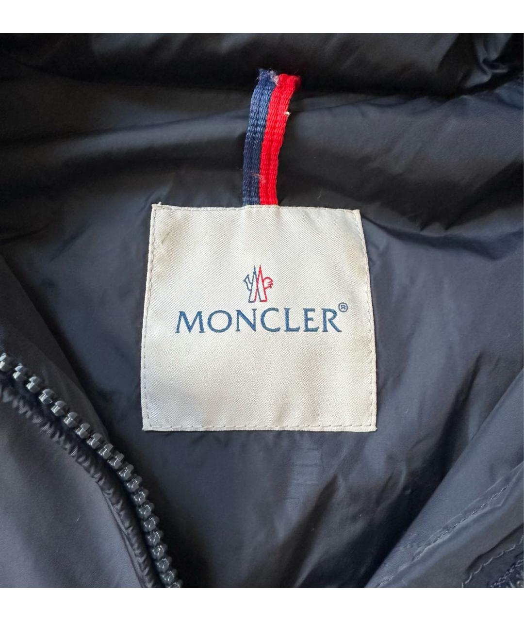 MONCLER Темно-синяя куртка, фото 3