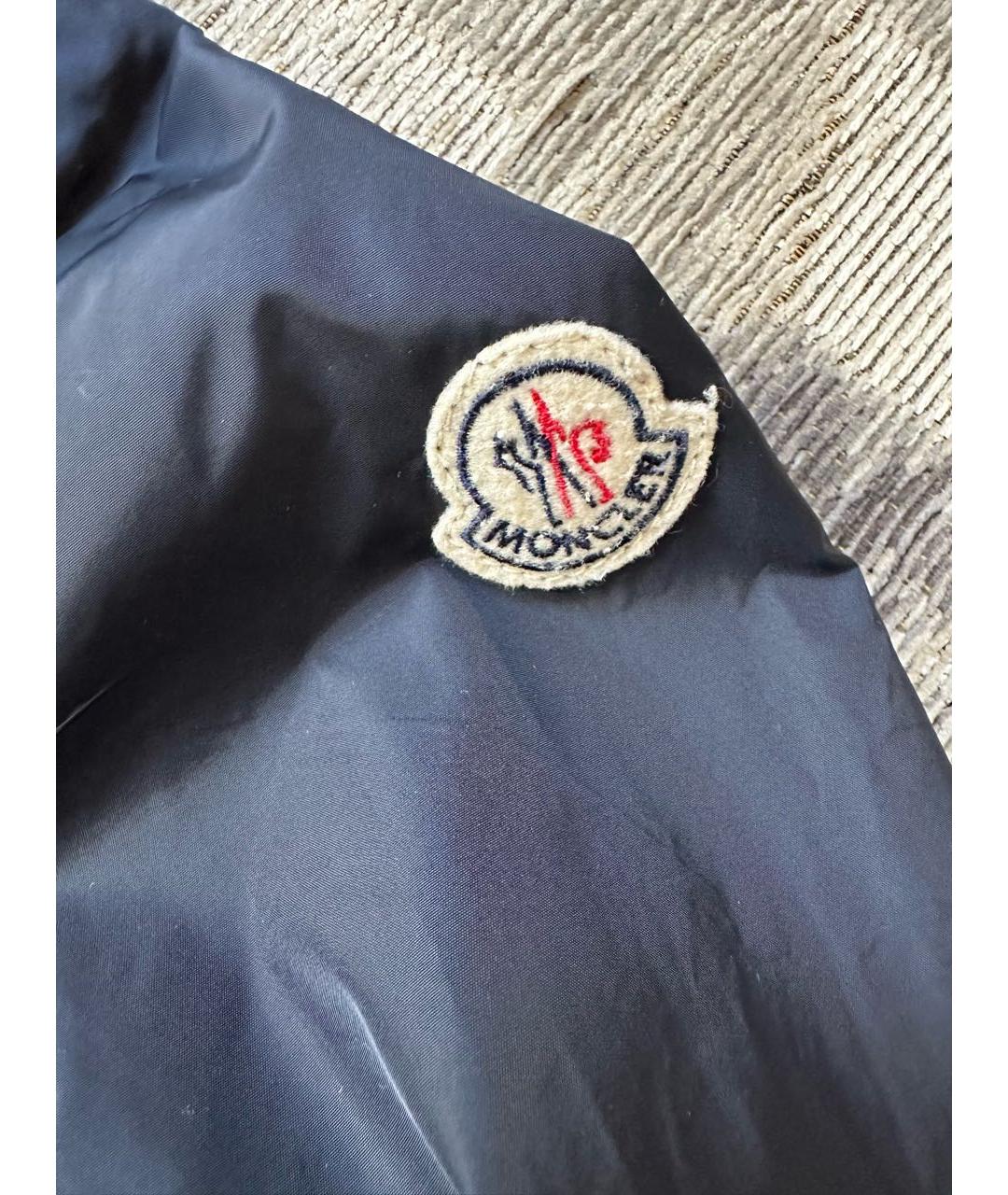 MONCLER Темно-синяя куртка, фото 7