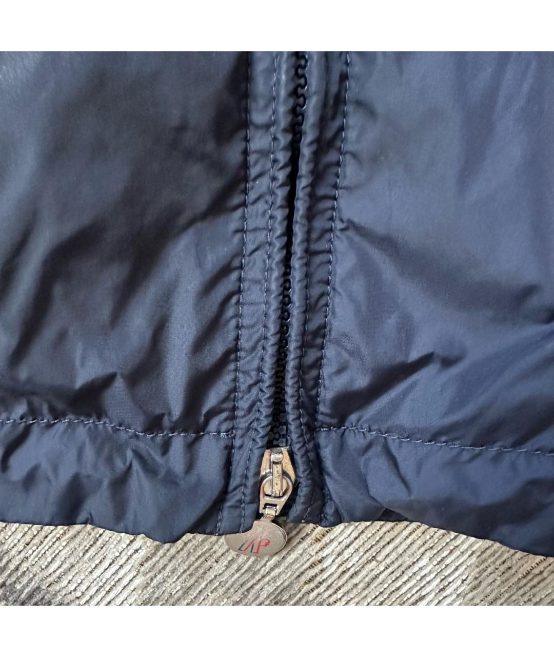 MONCLER Темно-синяя куртка, фото 8