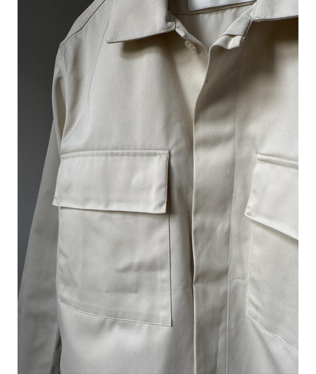 JIL SANDER Белый полиэстеровый жакет/пиджак, фото 2
