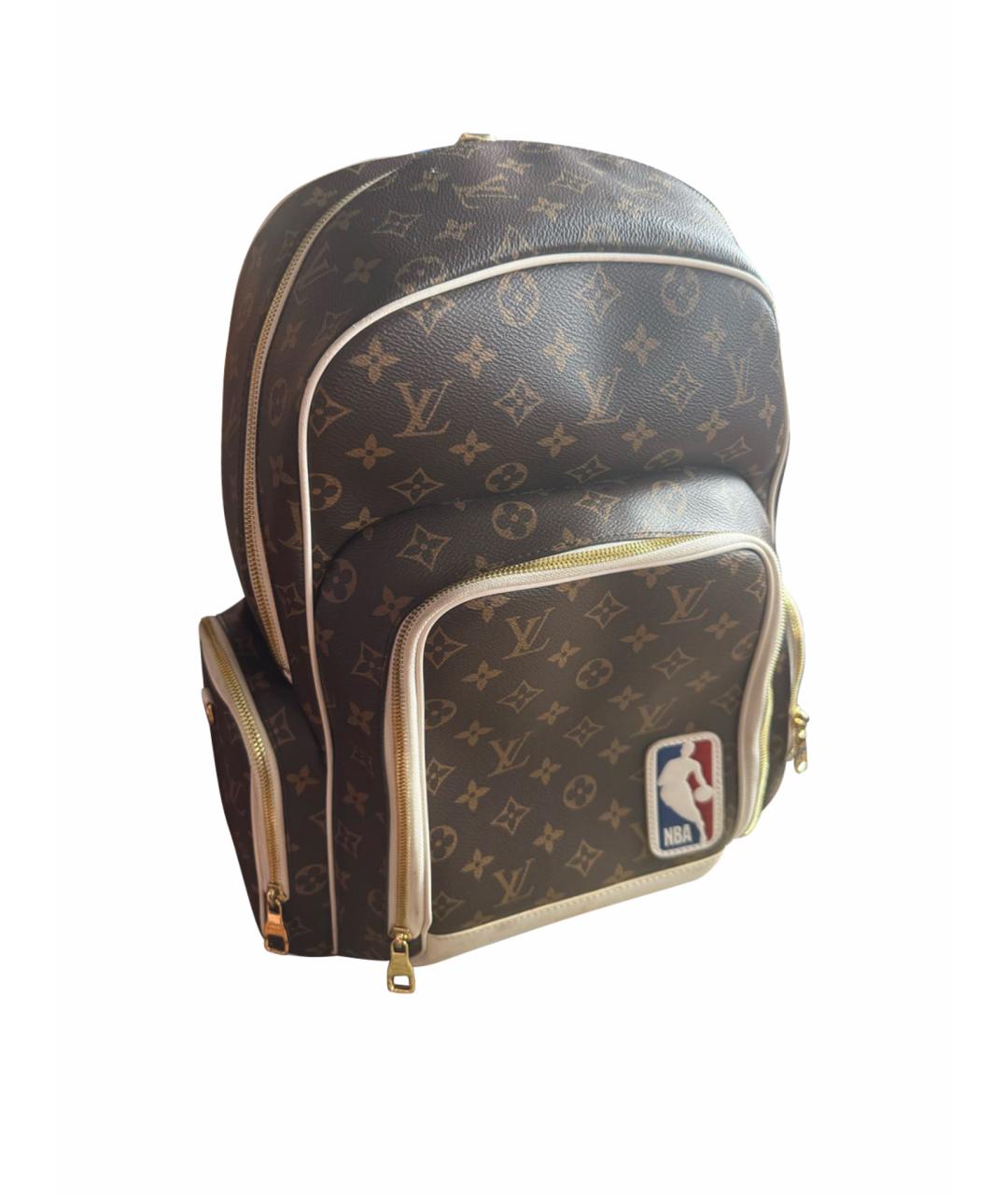 LOUIS VUITTON Коричневый рюкзак, фото 10
