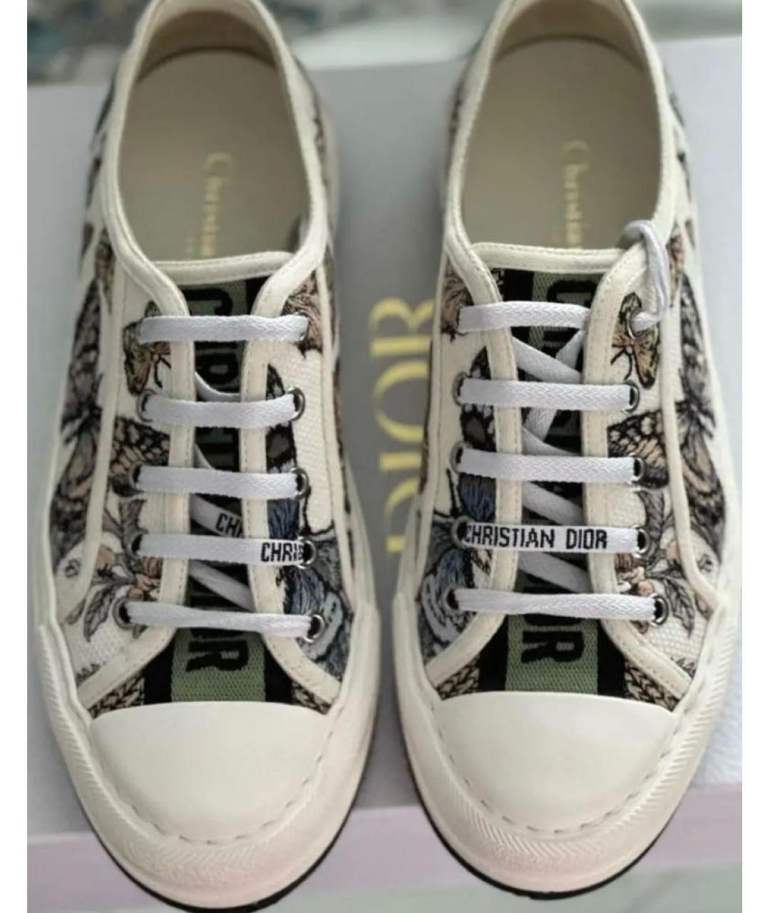 CHRISTIAN DIOR Белые кеды, фото 2