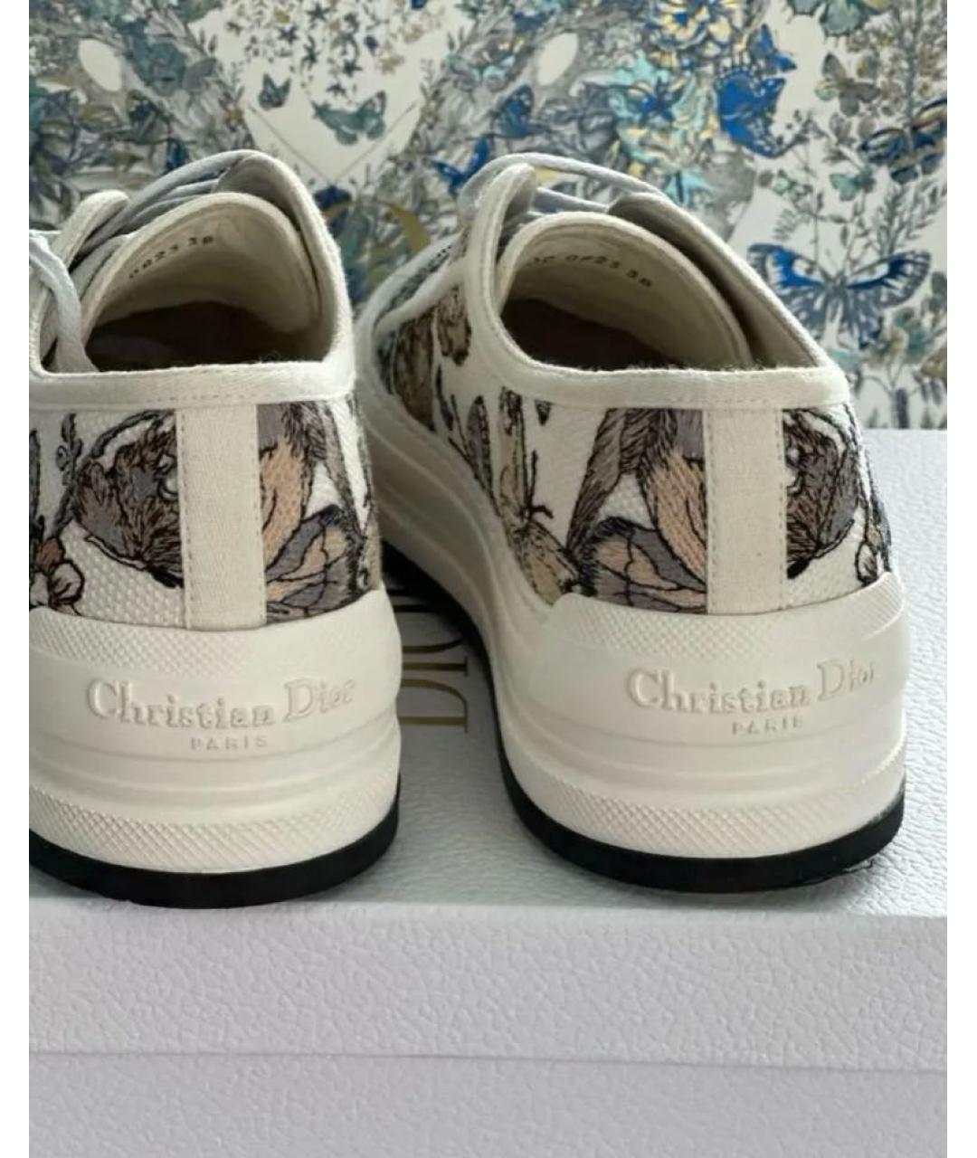 CHRISTIAN DIOR Белые кеды, фото 4