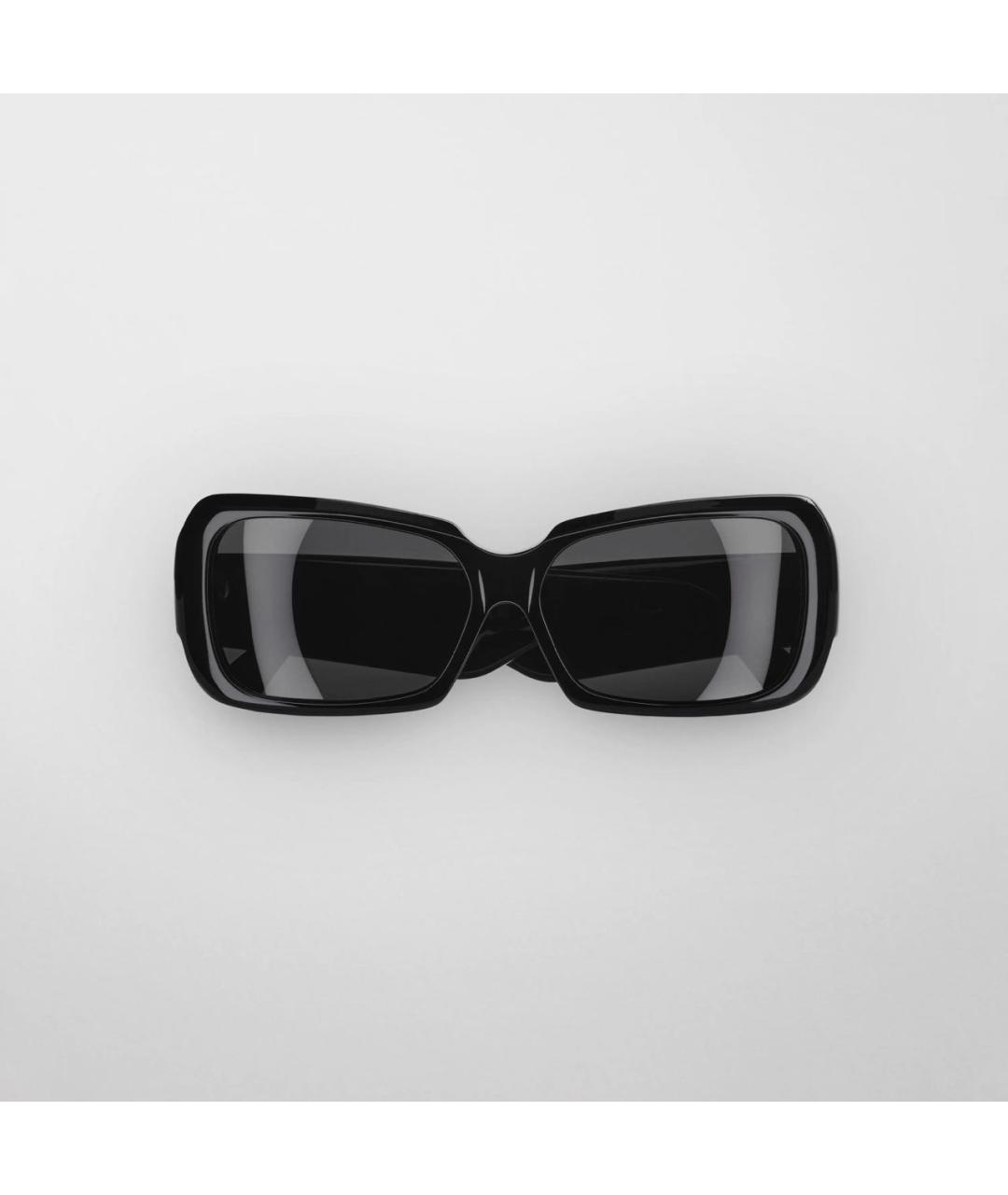PHOEBE PHILO Черные пластиковые солнцезащитные очки, фото 4