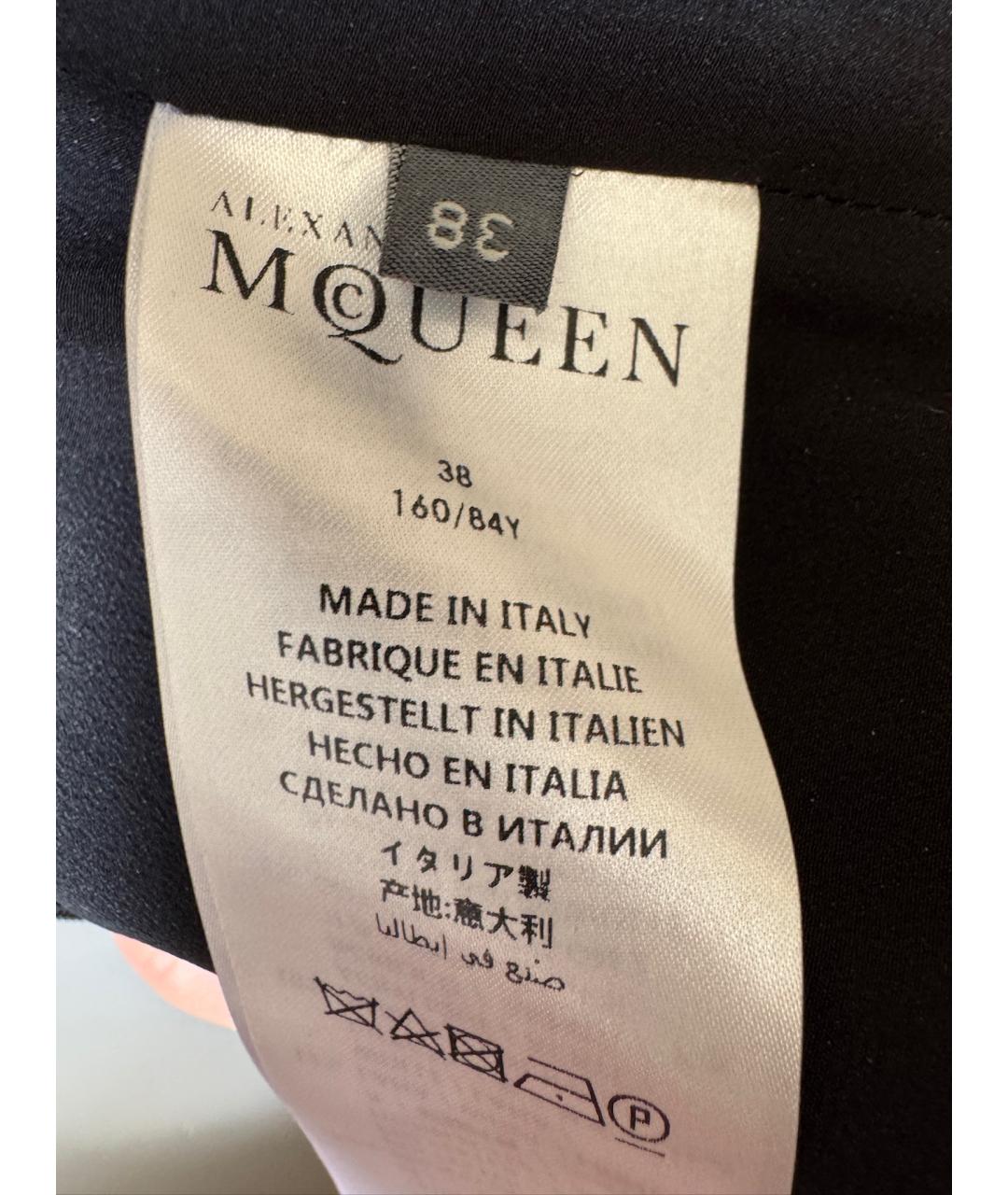 ALEXANDER MCQUEEN Мульти полиэстеровое повседневное платье, фото 8
