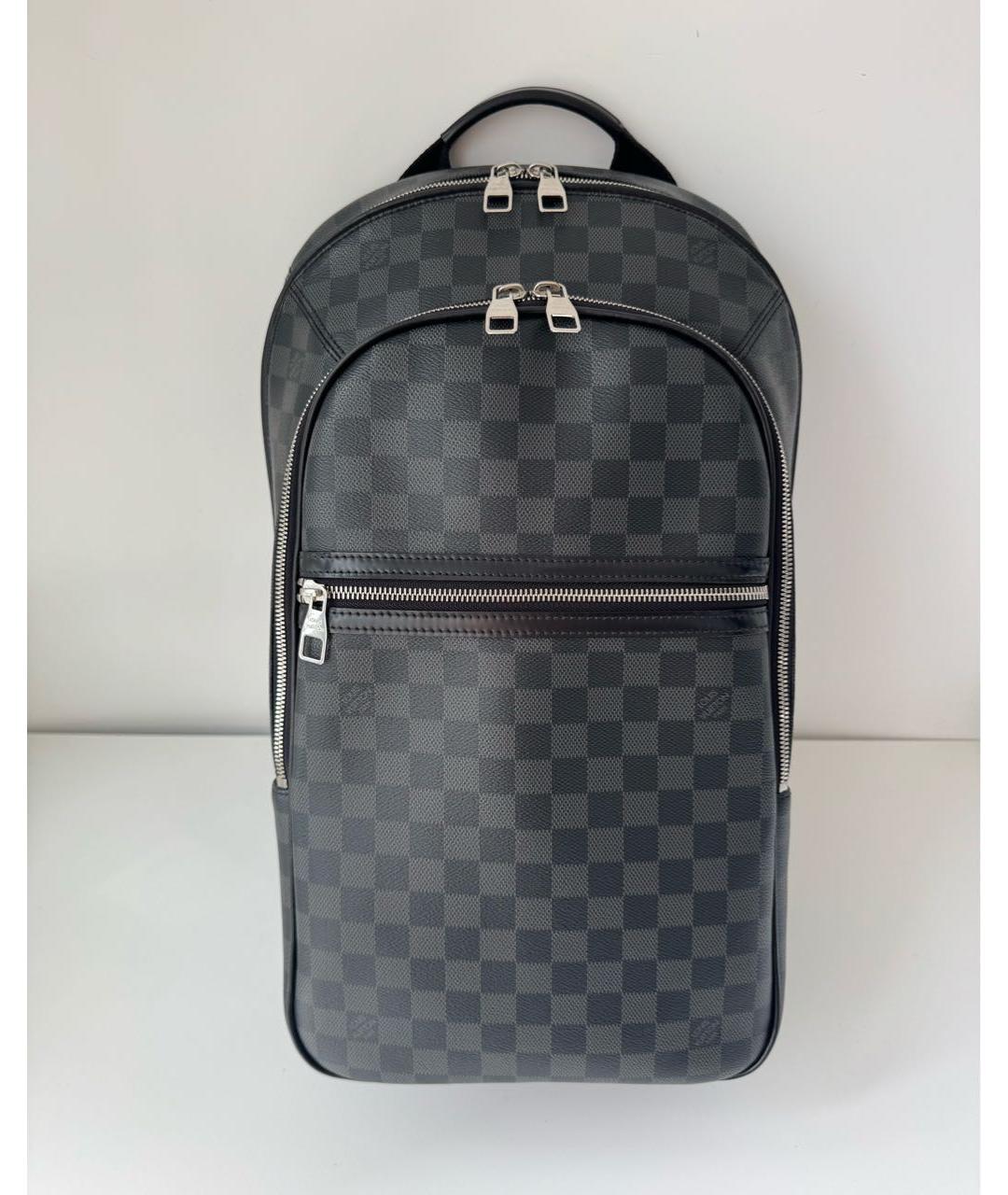 LOUIS VUITTON Черный рюкзак, фото 7