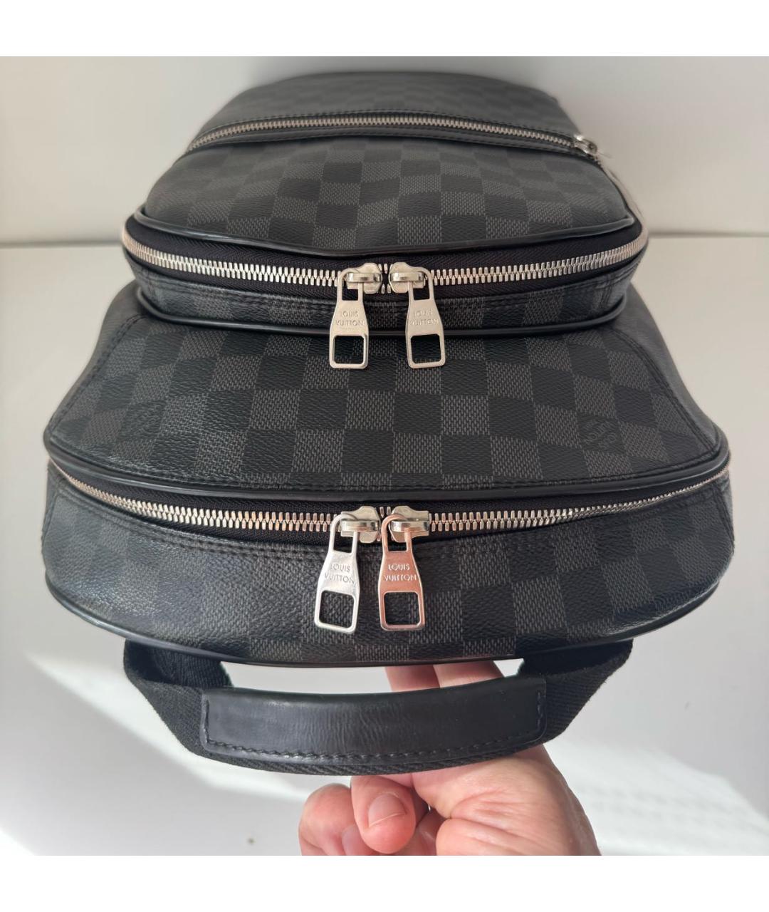 LOUIS VUITTON Черный рюкзак, фото 4