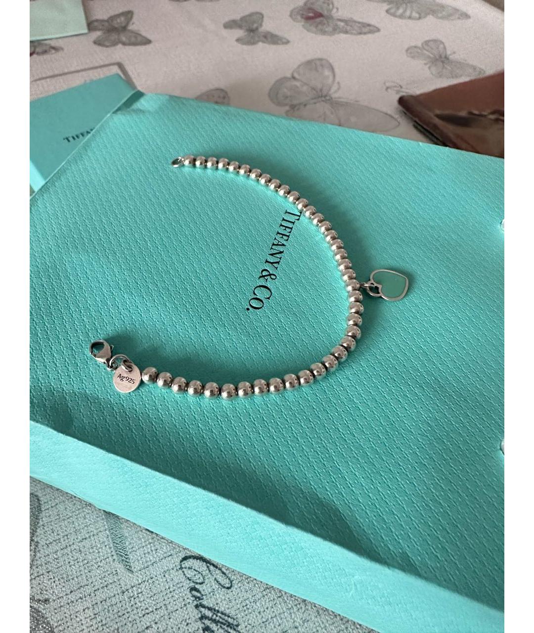 TIFFANY&CO Серебрянный серебряный браслет, фото 3