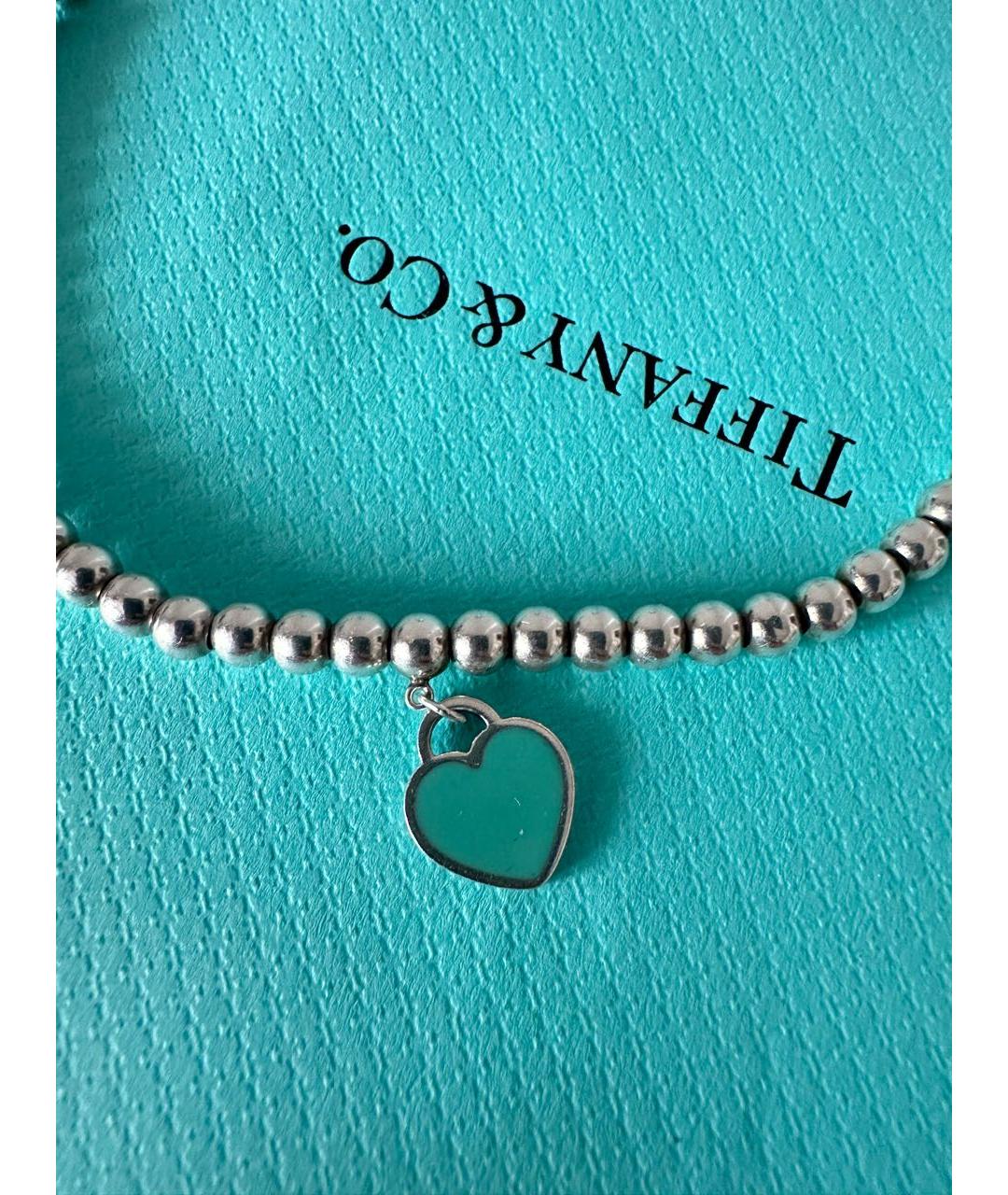 TIFFANY&CO Серебрянный серебряный браслет, фото 5