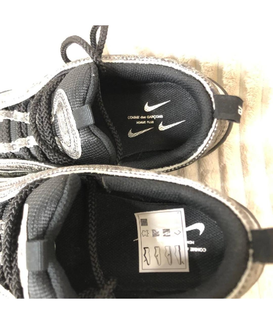 NIKE Черные кожаные кроссовки, фото 5