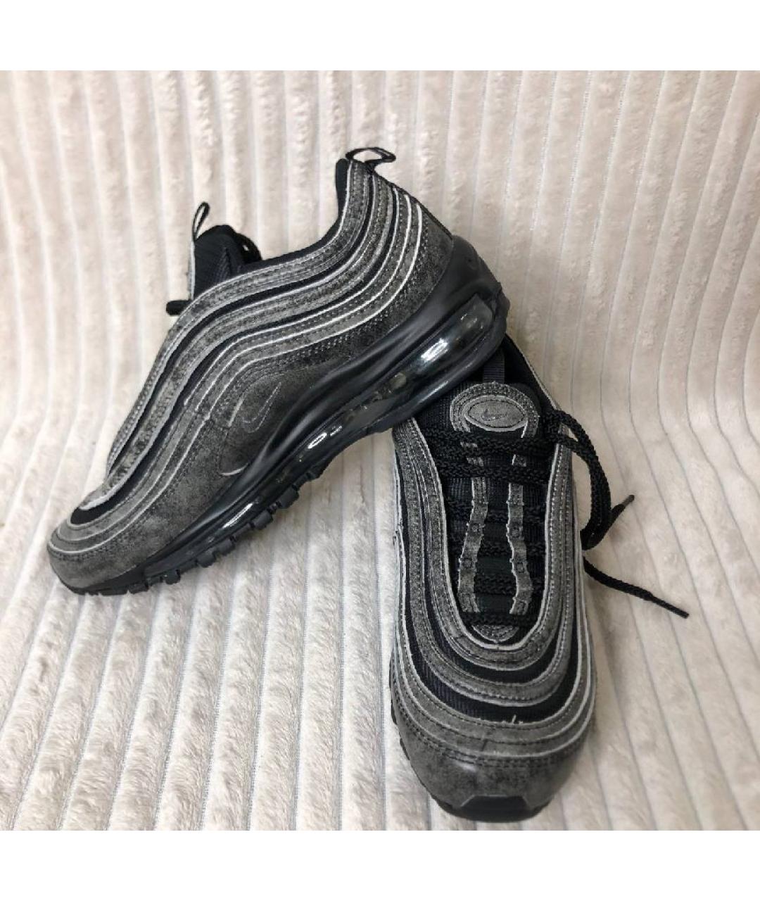 NIKE Черные кожаные кроссовки, фото 2