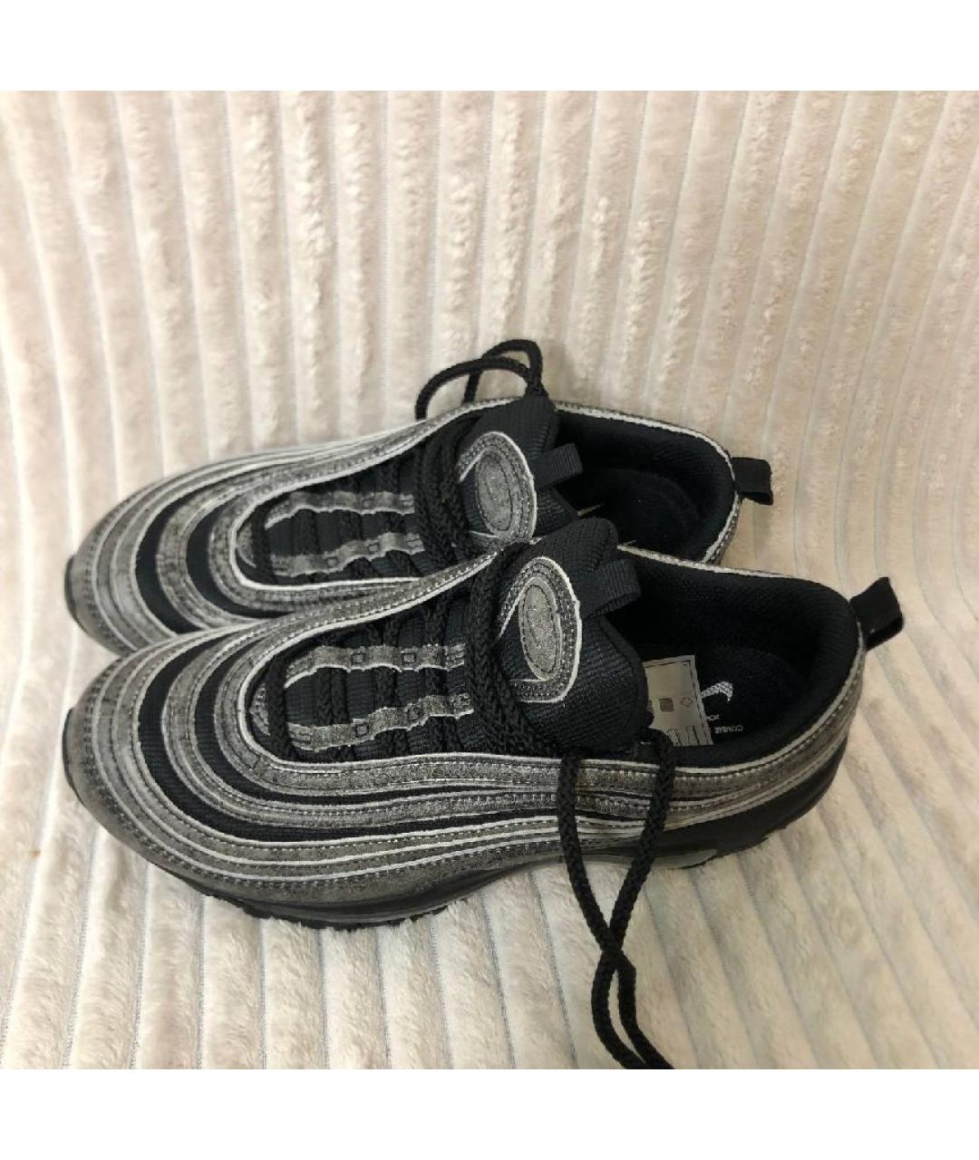 NIKE Черные кожаные кроссовки, фото 8