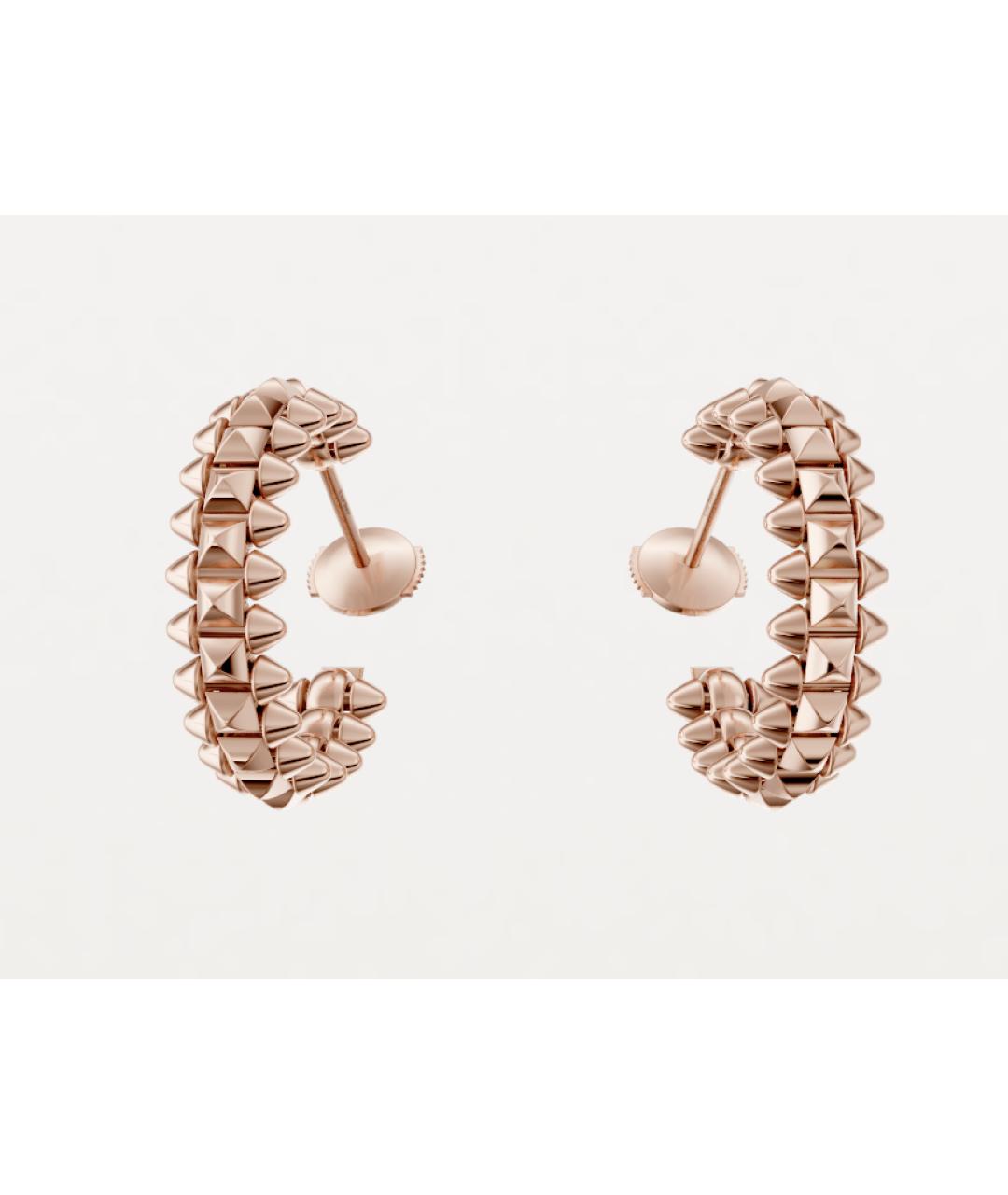 CARTIER Золотые серьги из розового золота, фото 4