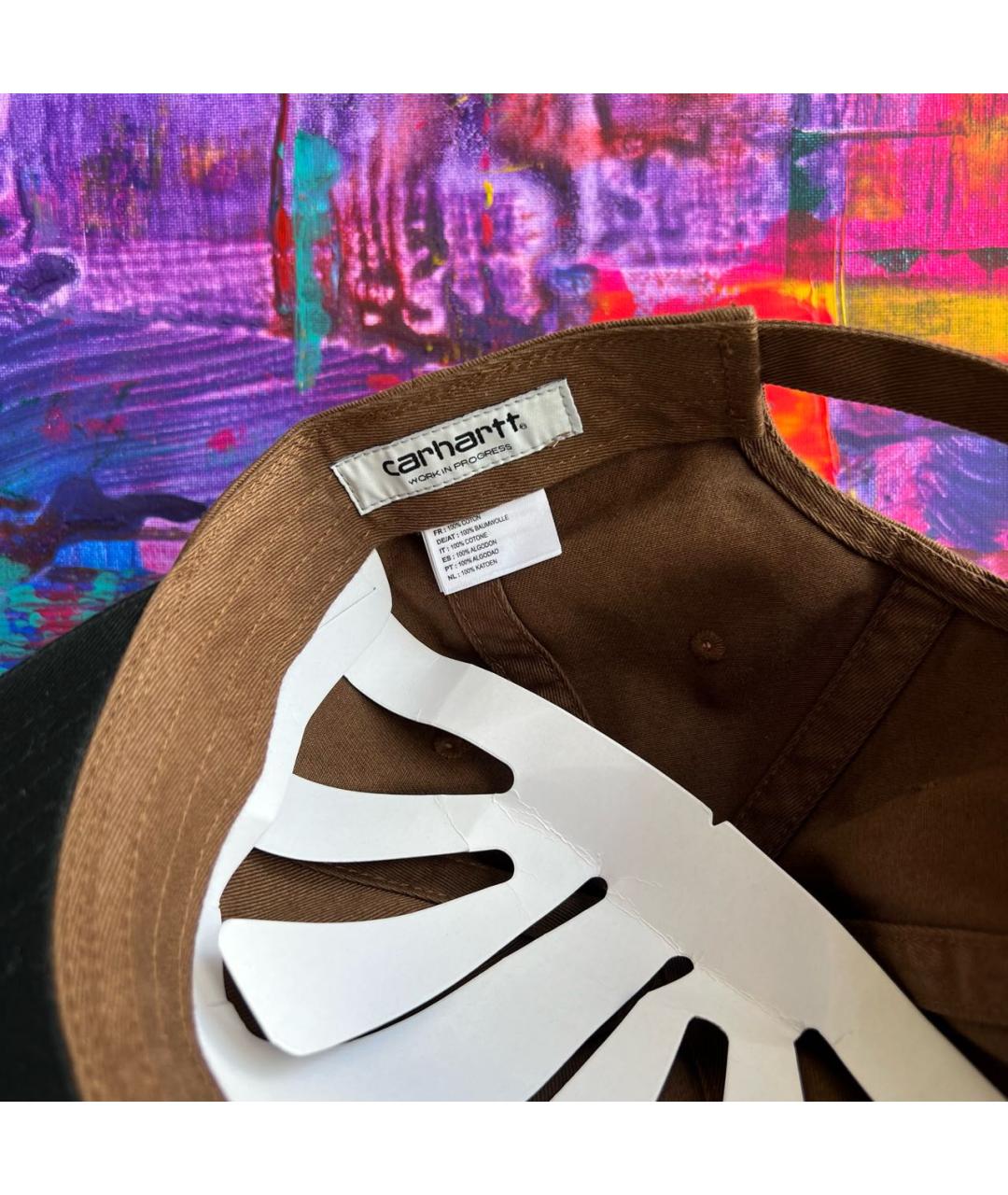 CARHARTT WIP Коричневая хлопковая кепка/бейсболка, фото 5