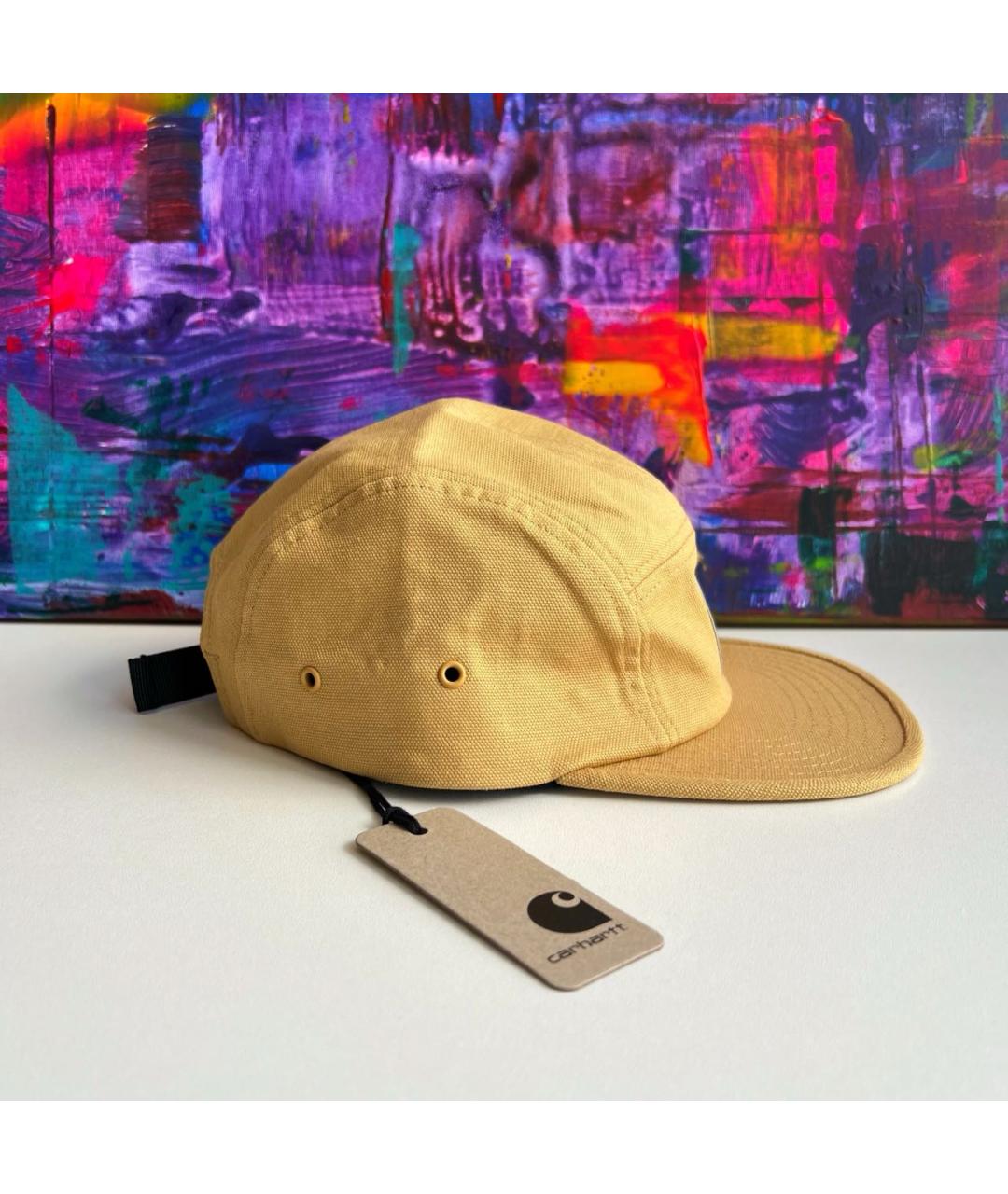 CARHARTT WIP Коричневая хлопковая кепка/бейсболка, фото 4