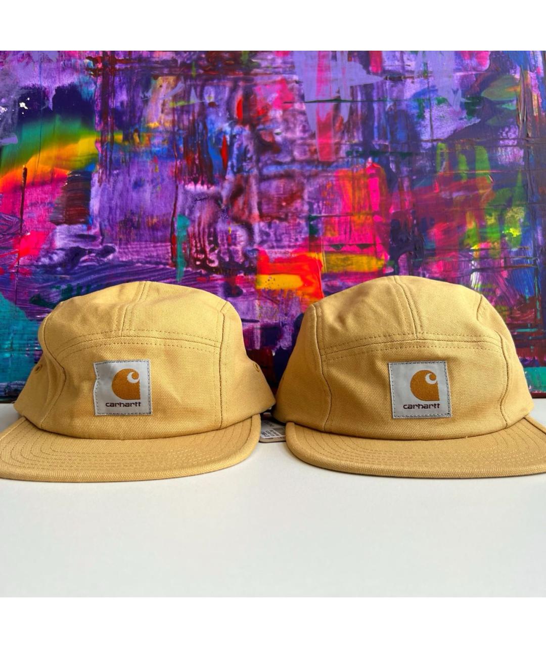 CARHARTT WIP Коричневая хлопковая кепка/бейсболка, фото 5