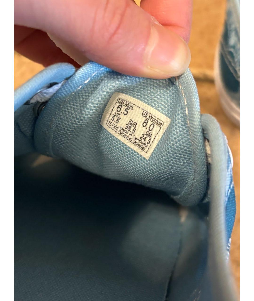 VANS Синие текстильные кеды, фото 5