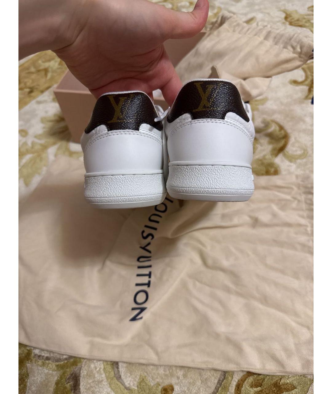LOUIS VUITTON Белые кеды, фото 4