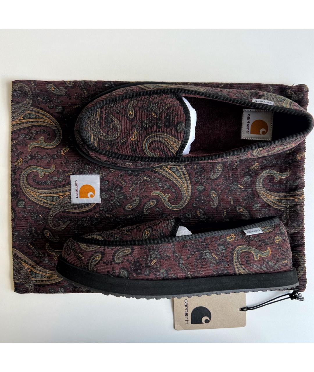 CARHARTT WIP Коричневые замшевые лоферы, фото 4