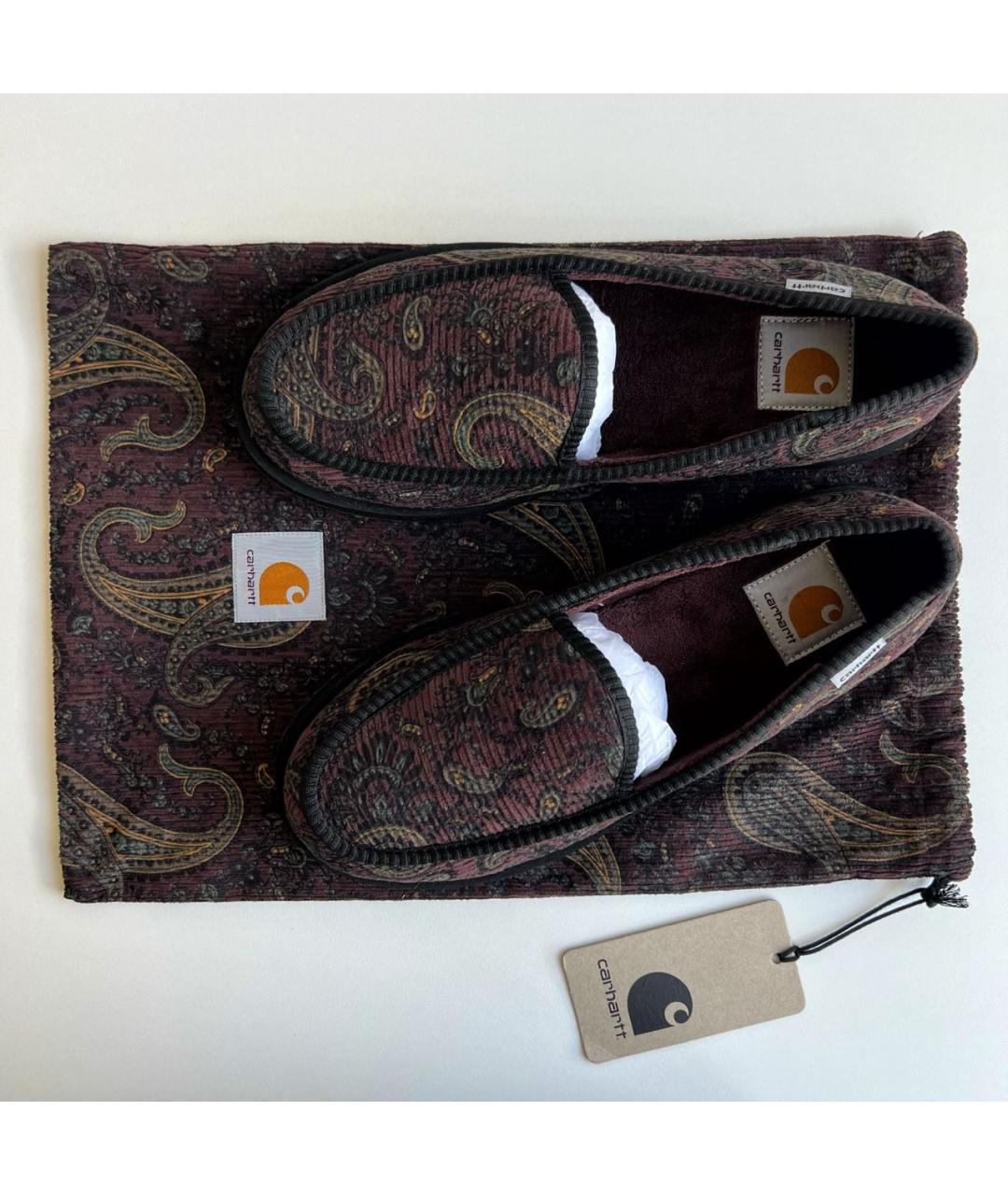 CARHARTT WIP Коричневые замшевые лоферы, фото 7