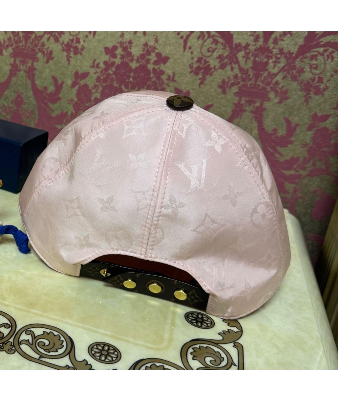 LOUIS VUITTON Розовая кепка, фото 2