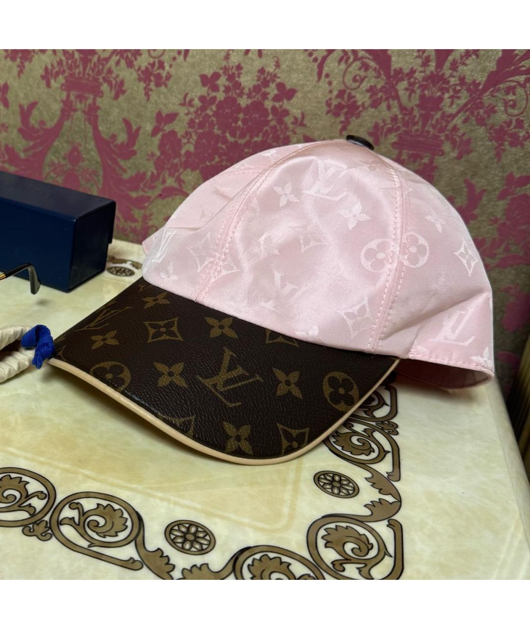 LOUIS VUITTON Розовая кепка, фото 4
