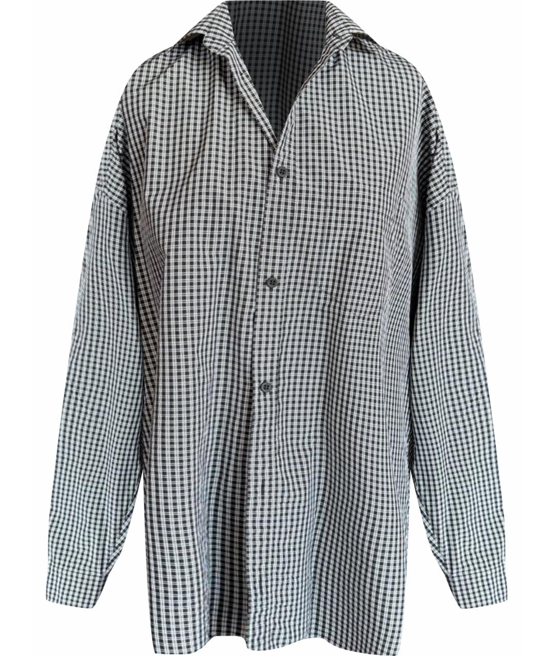 BALENCIAGA Серая полиэстеровая рубашка, фото 1