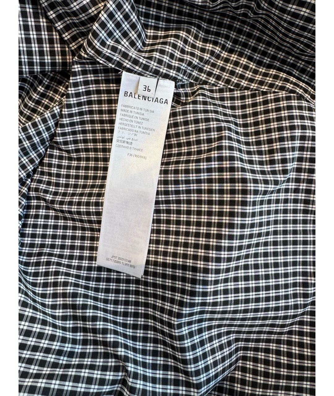 BALENCIAGA Серая полиэстеровая рубашка, фото 4