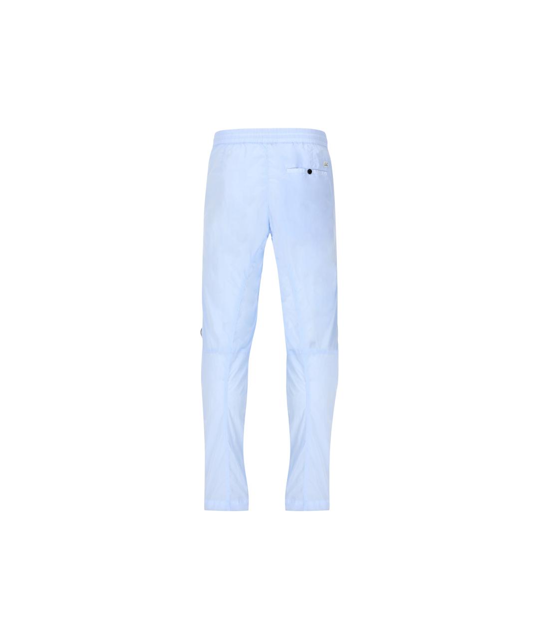CP COMPANY Голубые полиамидовые повседневные брюки, фото 3