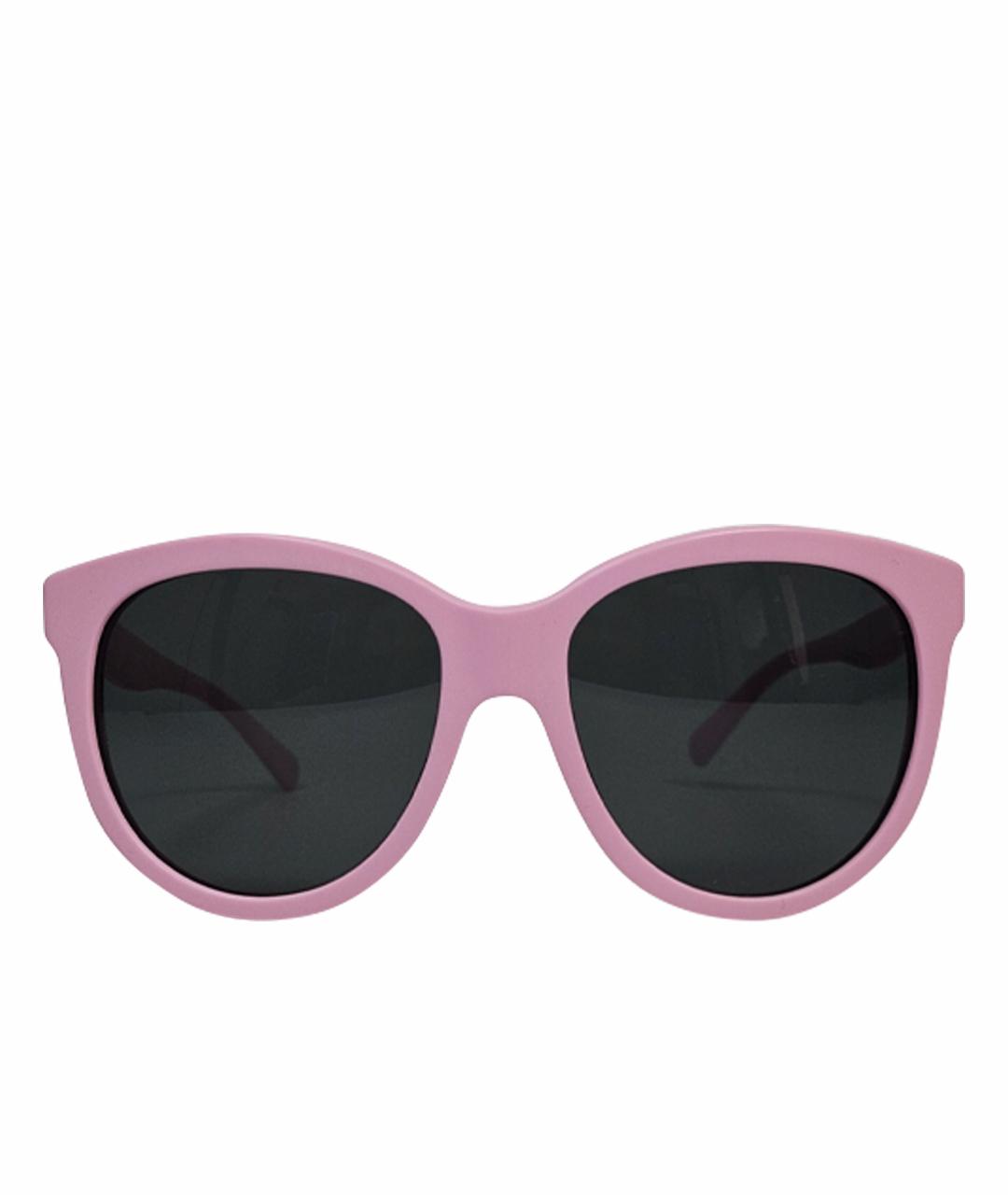 DOLCE&GABBANA Розовые пластиковые солнцезащитные очки, фото 1